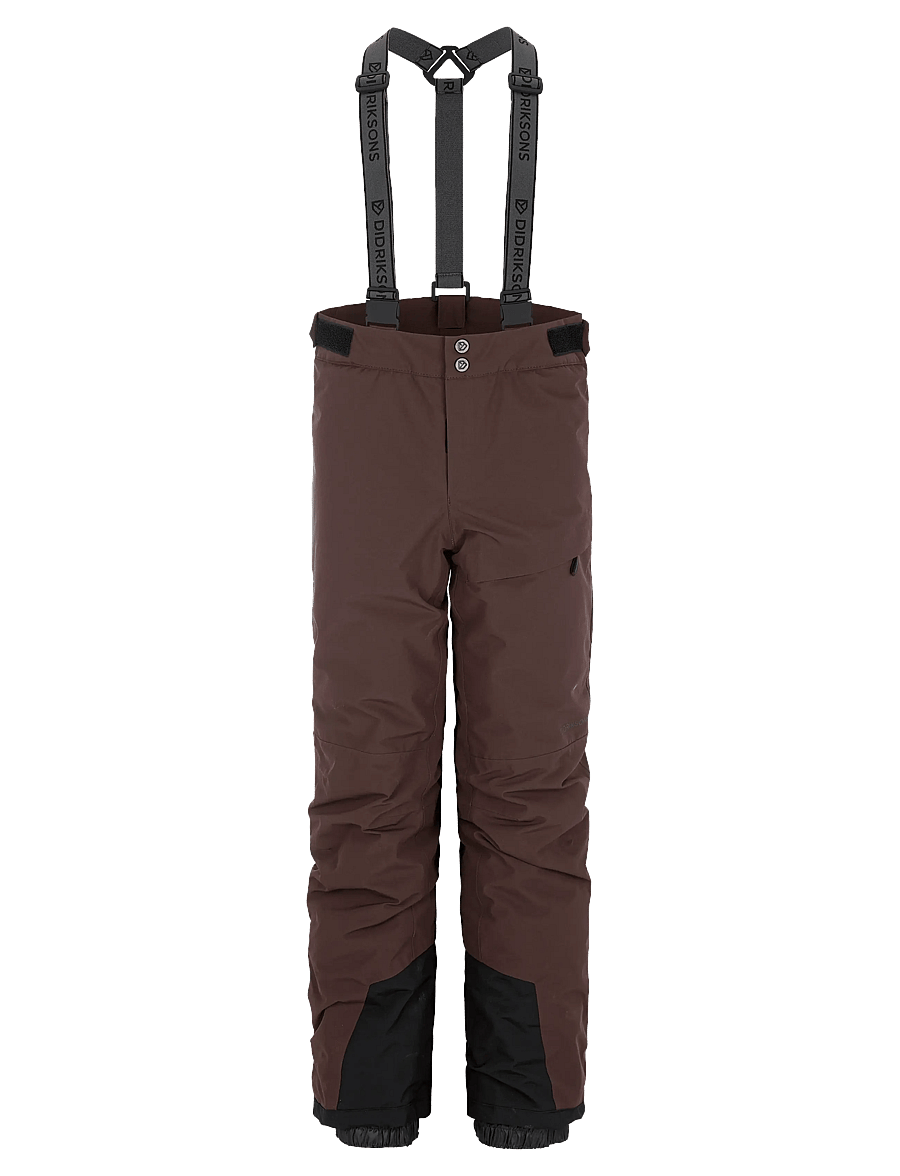 Didriksons - Dacit Kids' Pants - suusapüksid - shadow brown - 1