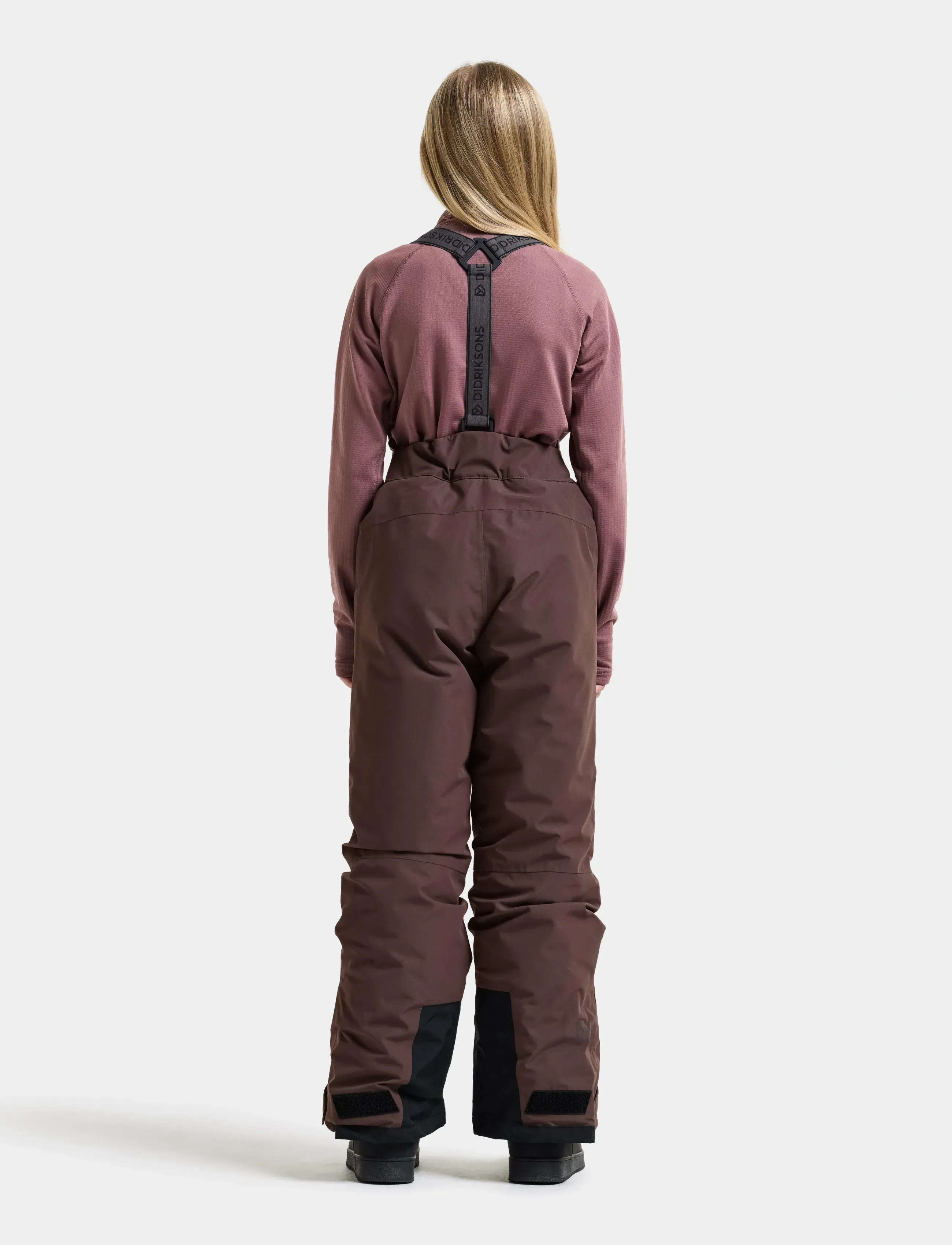 Didriksons - Dacit Kids' Pants - suusapüksid - shadow brown - 3