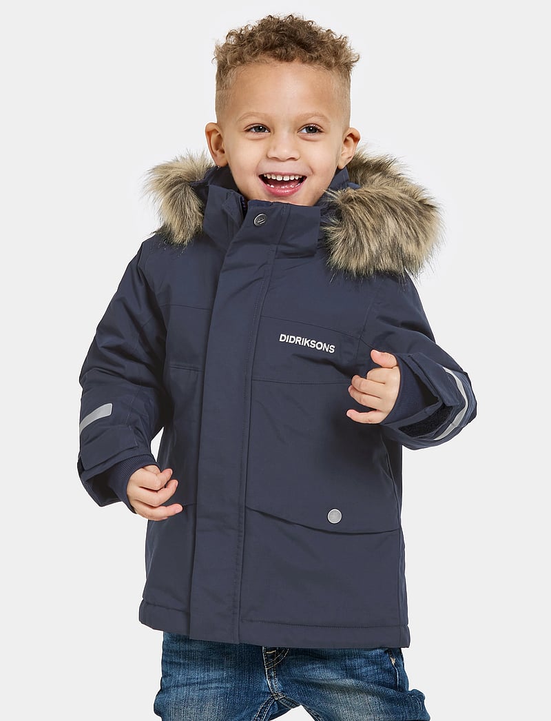 Didriksons - BJÄRVEN KIDS PARKA 3 - paksud joped - navy - 0