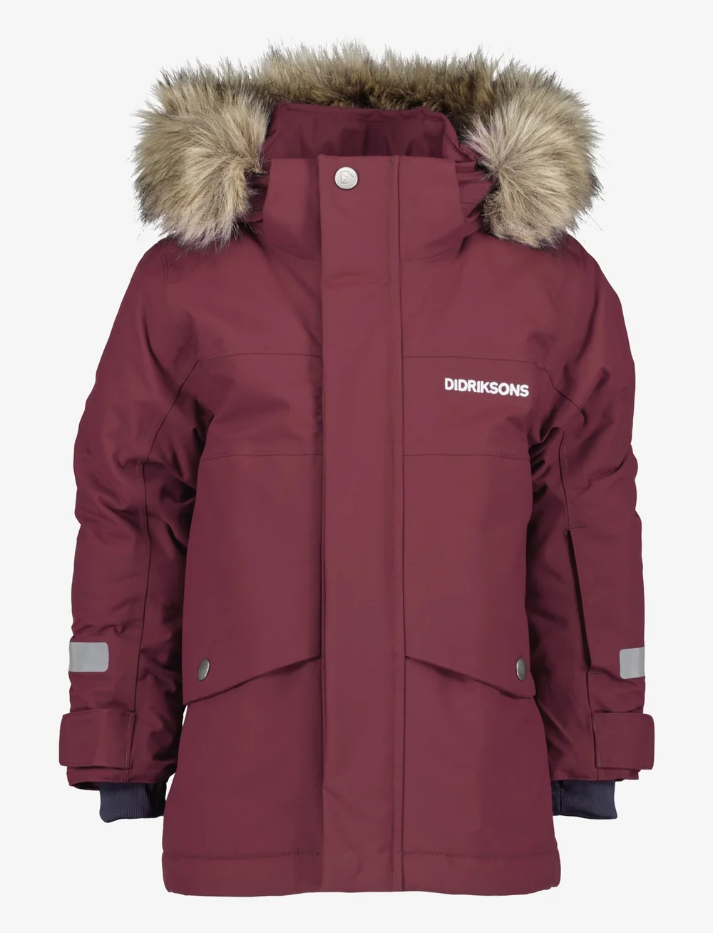 Didriksons - BJÄRVEN KIDS PARKA 3 - isolerade jackor - rusty wine - 1