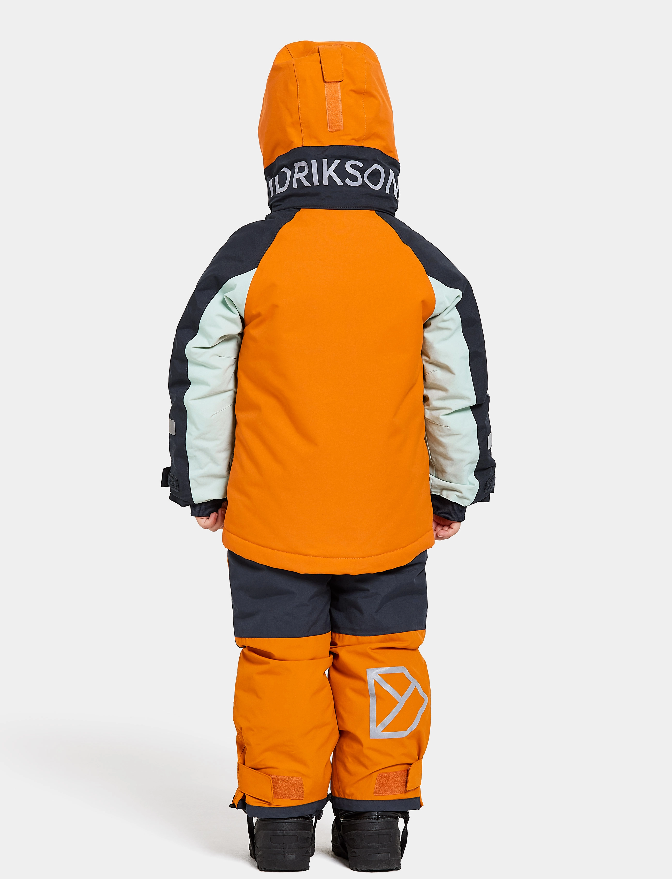 Didriksons - NEPTUN KIDS JKT 3 - vinterjakker - orange jam - 4