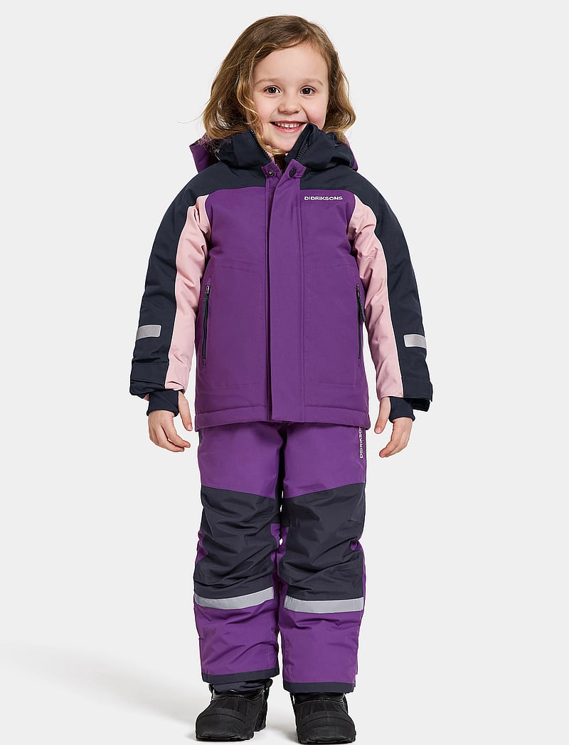 Didriksons - NEPTUN KIDS JKT 3 - overtøj - royal purple - 3