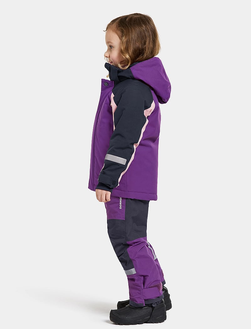 Didriksons - NEPTUN KIDS JKT 3 - overtøj - royal purple - 5