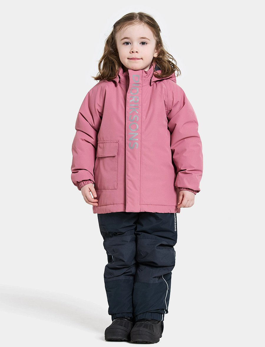 Didriksons - TALVI KIDS JKT - skijacken - heather pink - 3