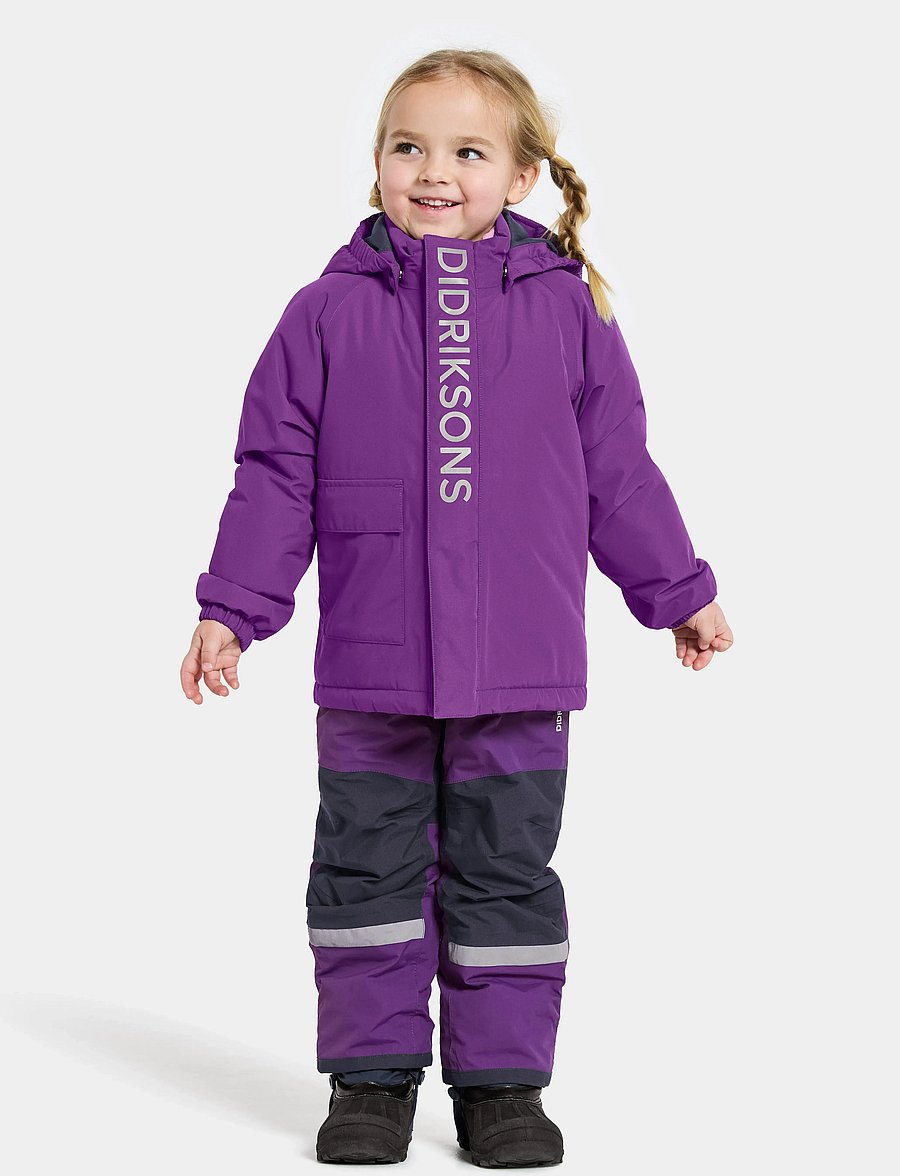 Didriksons - TALVI KIDS JKT - skijacken - royal purple - 4
