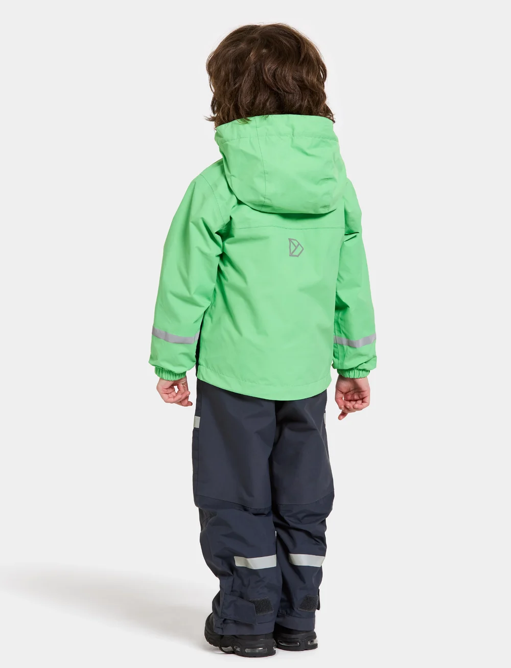 Didriksons - BLADET KIDS JKT - shell- & regenjacken - dusty lime - 3