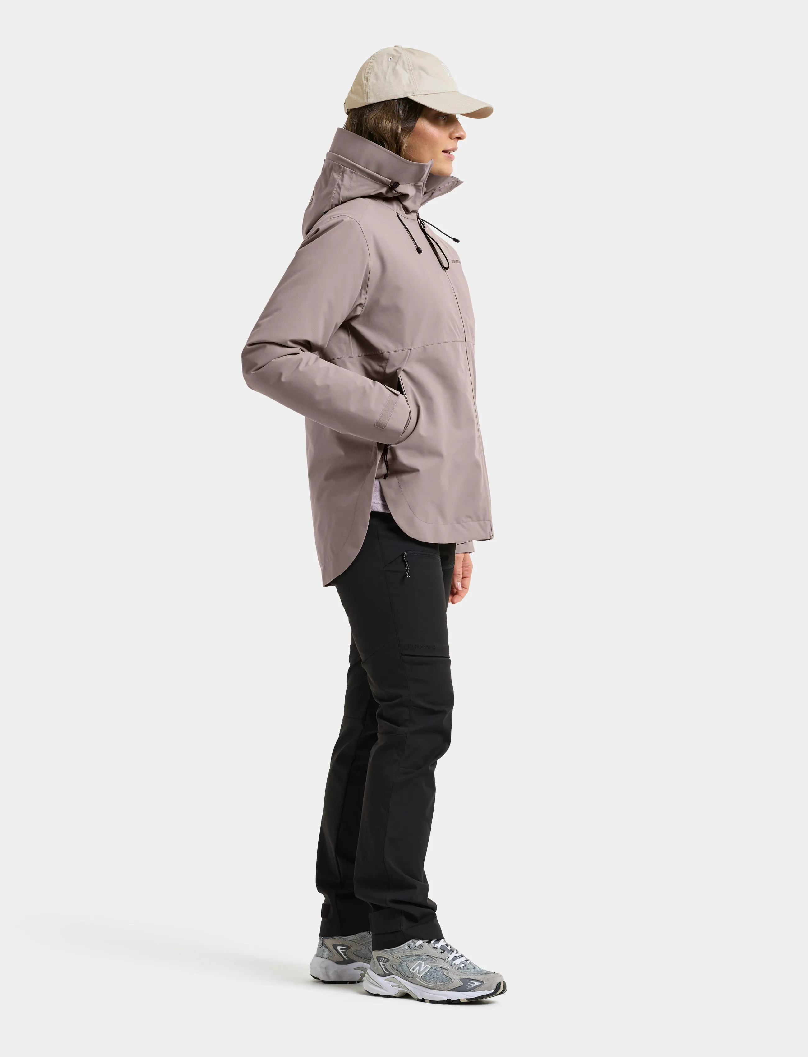 Didriksons - Jennie Jacket - vabaaja jakid - ash brown - 4