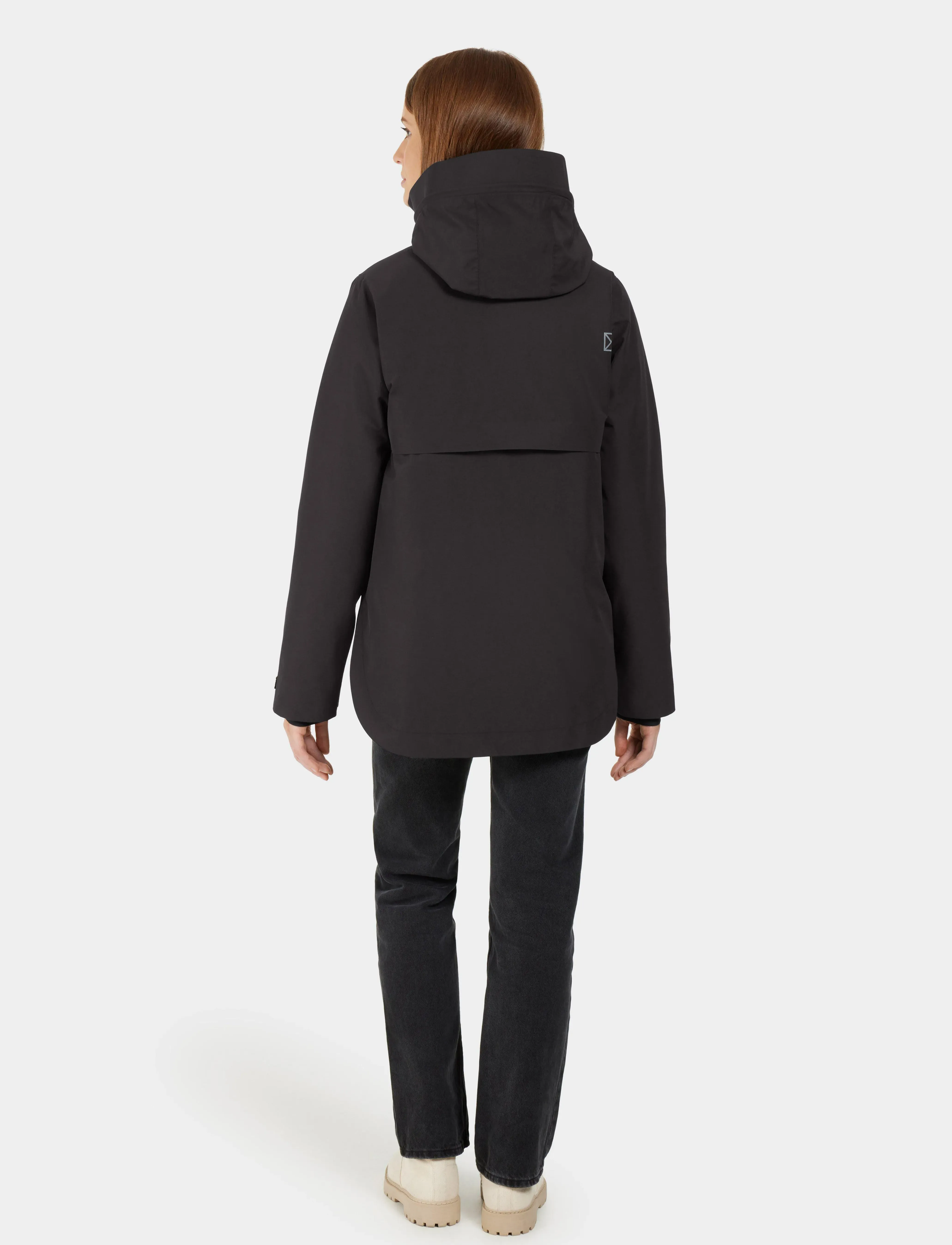 Didriksons - Jennie Jacket - regenmäntel - black - 4