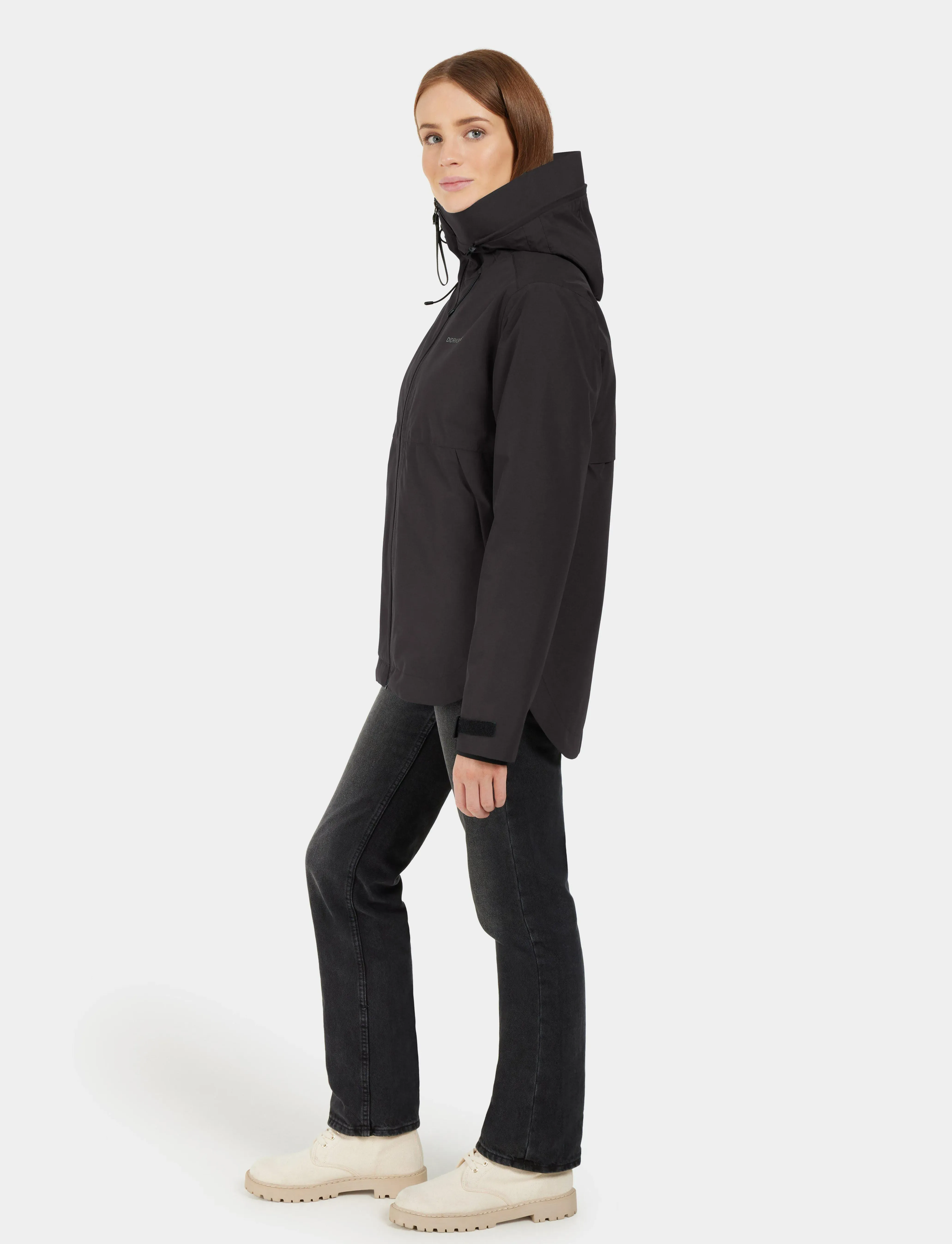 Didriksons - Jennie Jacket - regenmäntel - black - 5