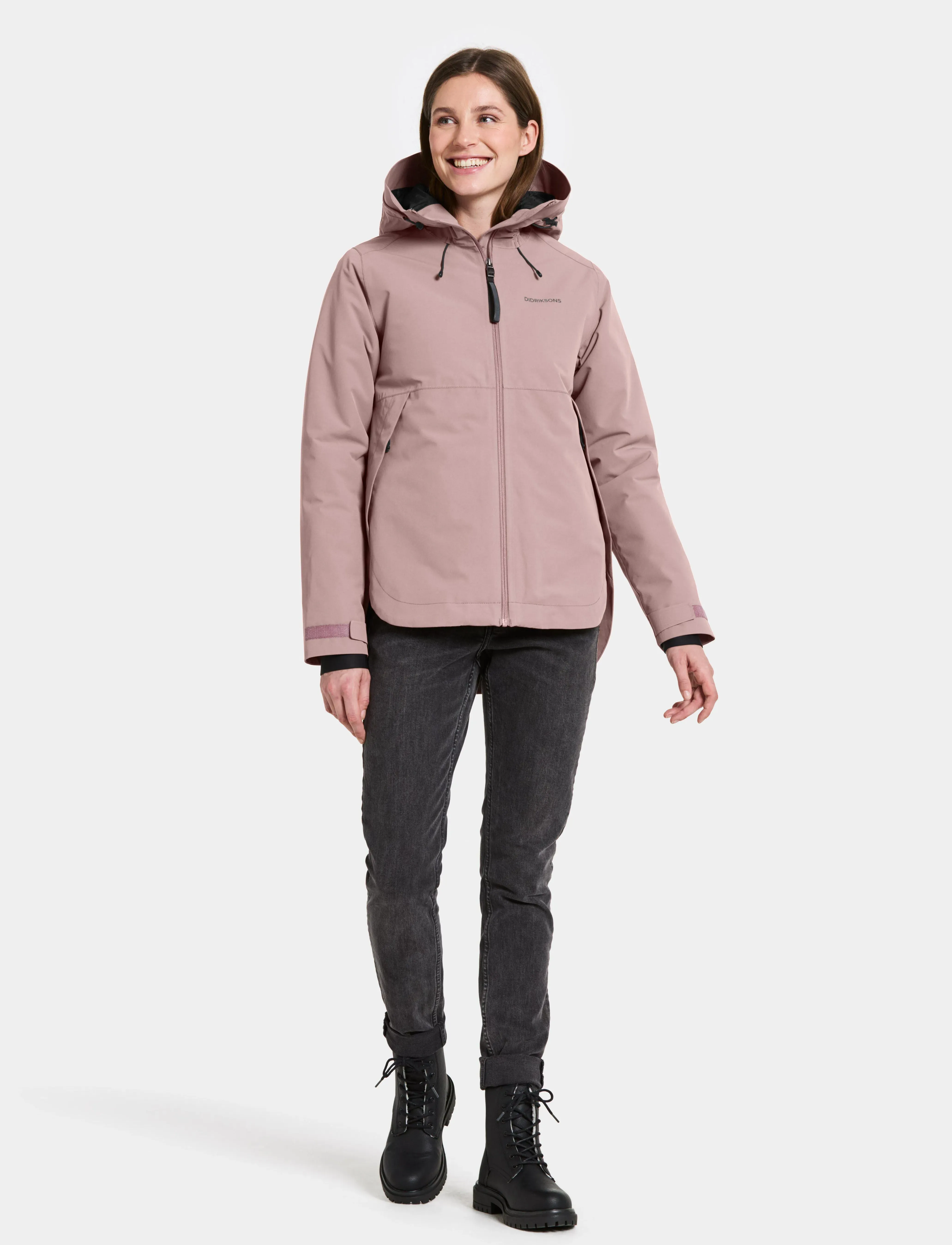 Didriksons - Jennie Jacket - regnjakker - faded wine - 3