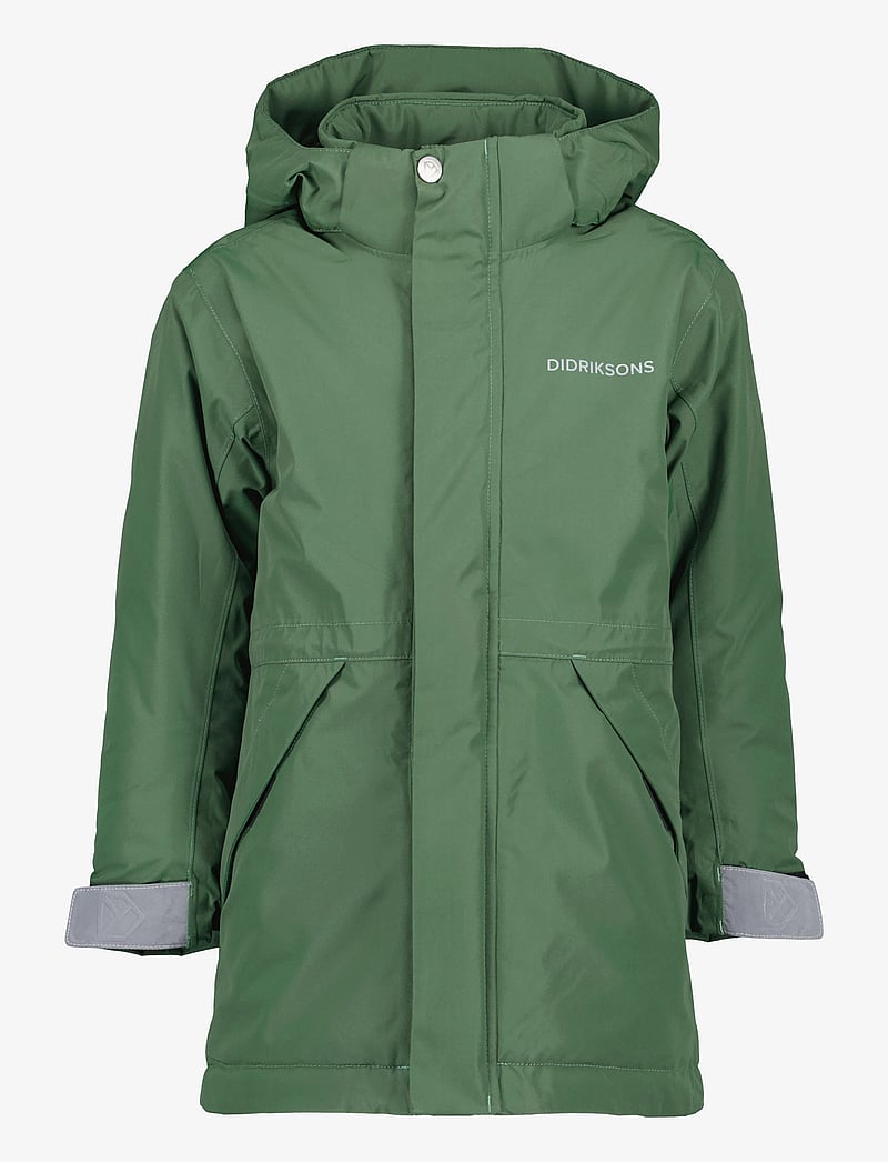 Didriksons - TUNDRAN KIDS PARKAS - jakas ar siltu oderi - pine green - 1