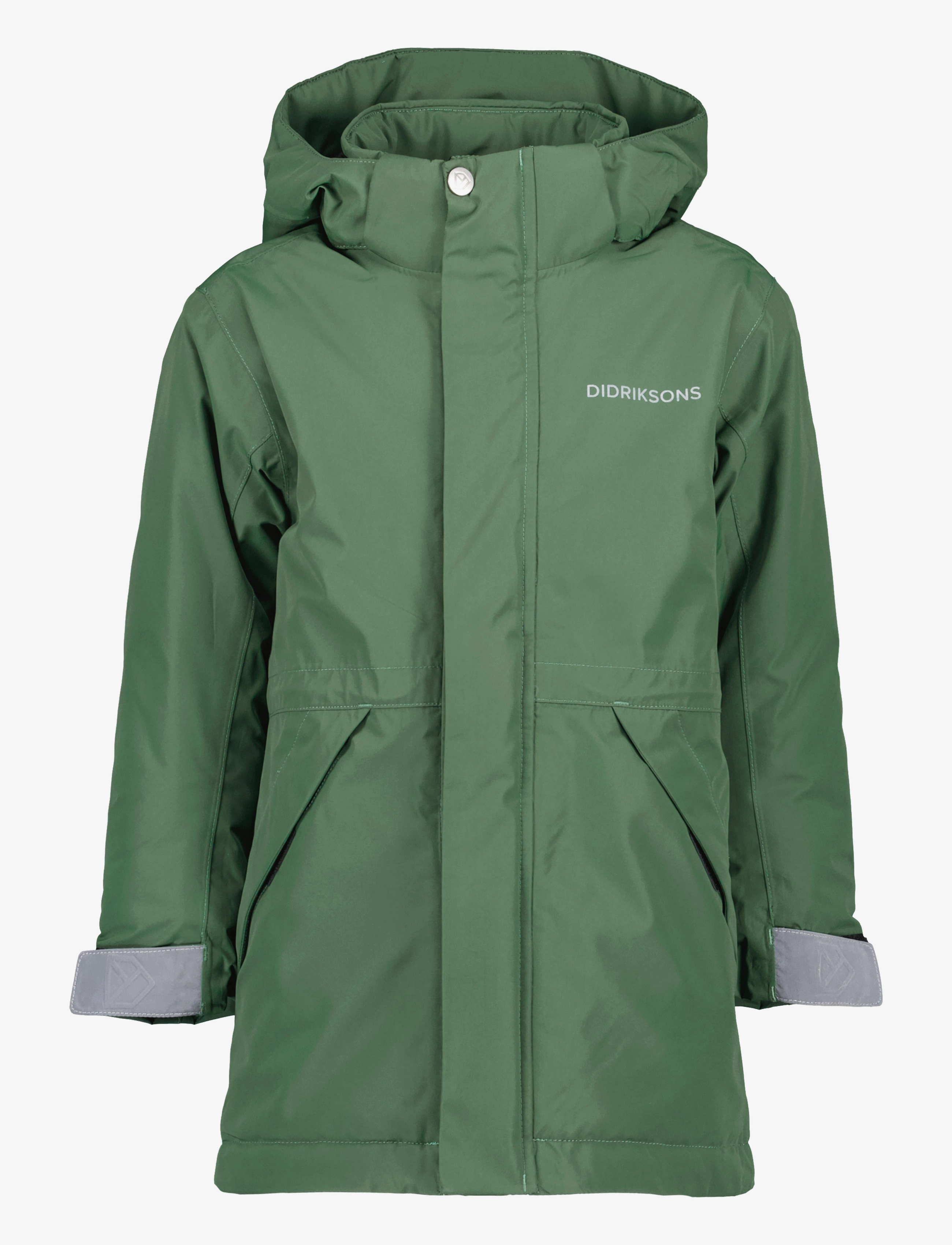 Didriksons TUNDRAN KIDS PARKAS - Parkas - PINE GREEN / green