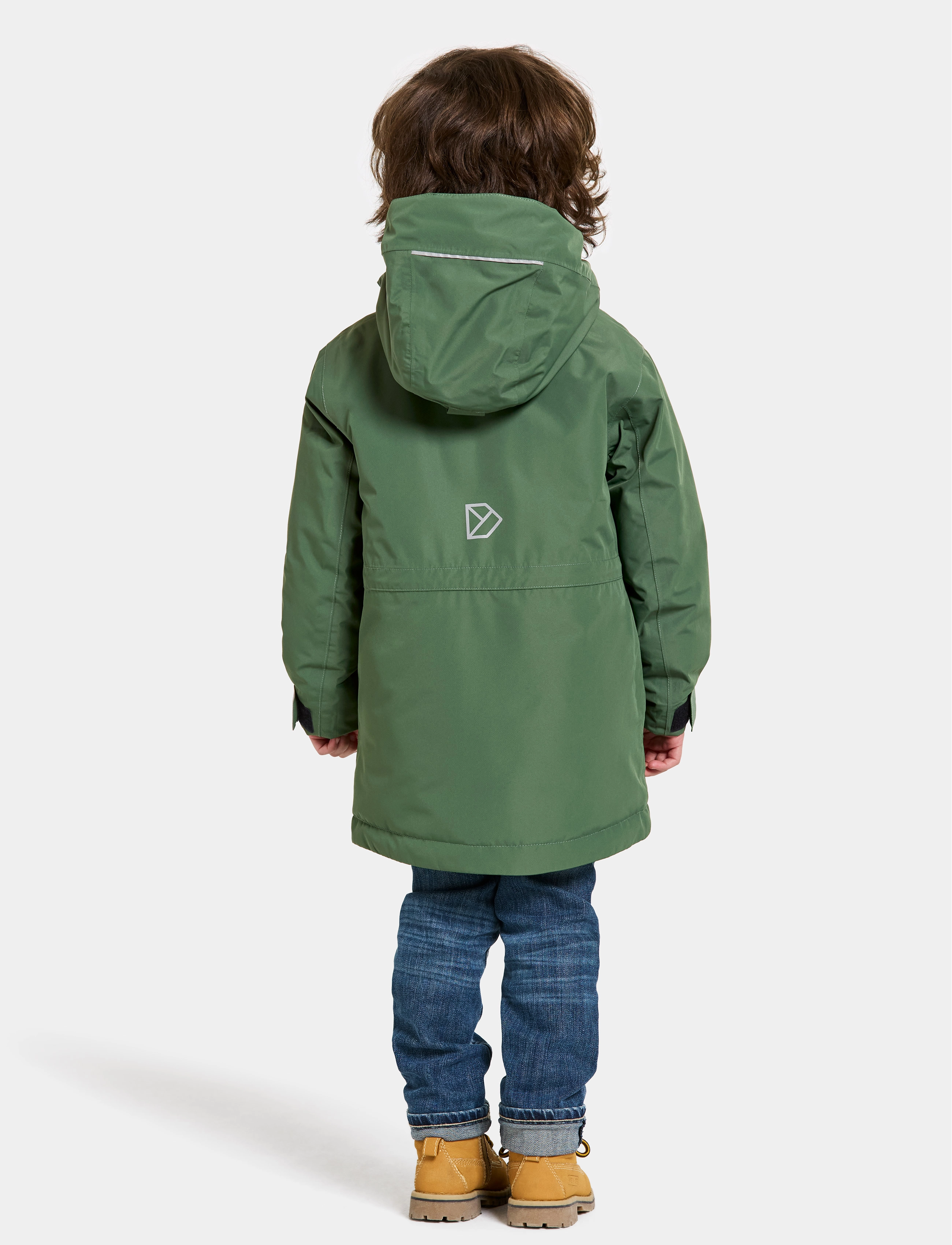Didriksons - TUNDRAN KIDS PARKAS - isolerede jakker - pine green - 4