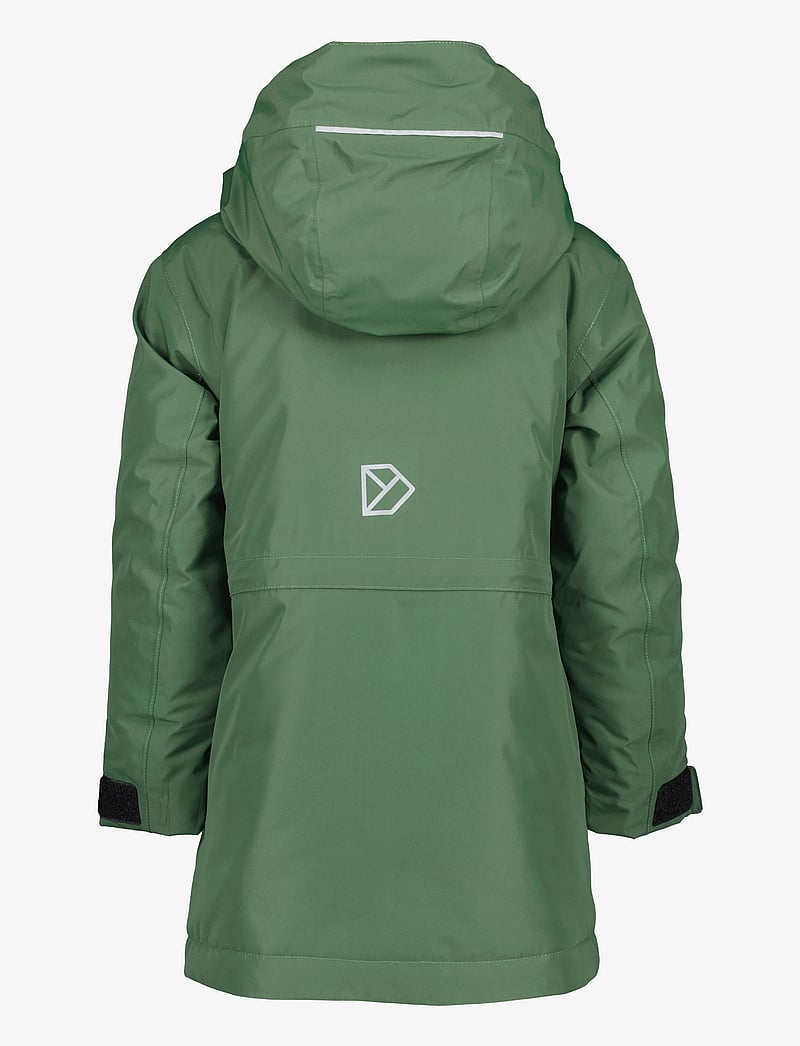 Didriksons - TUNDRAN KIDS PARKAS - jakas ar siltu oderi - pine green - 2