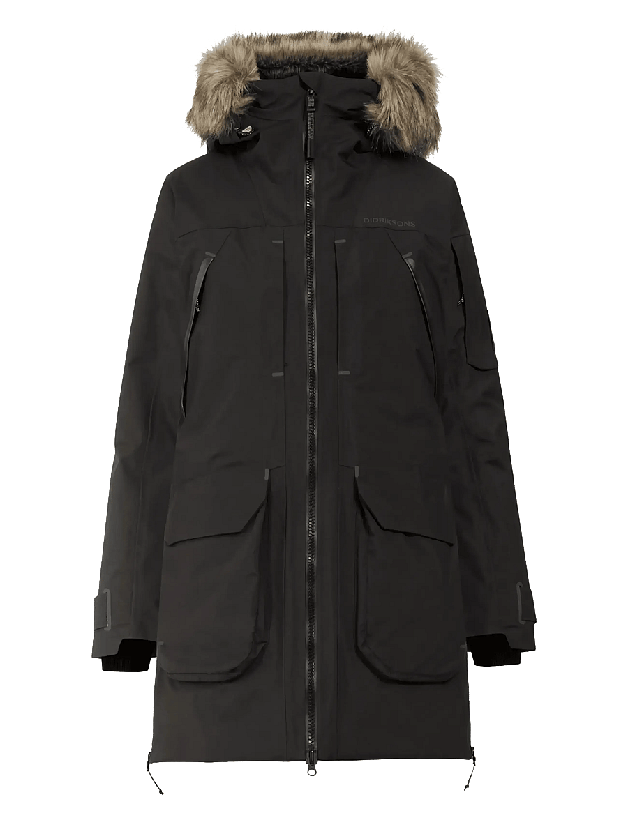 Didriksons - Ceres Parka - parkasjackor - black - 1