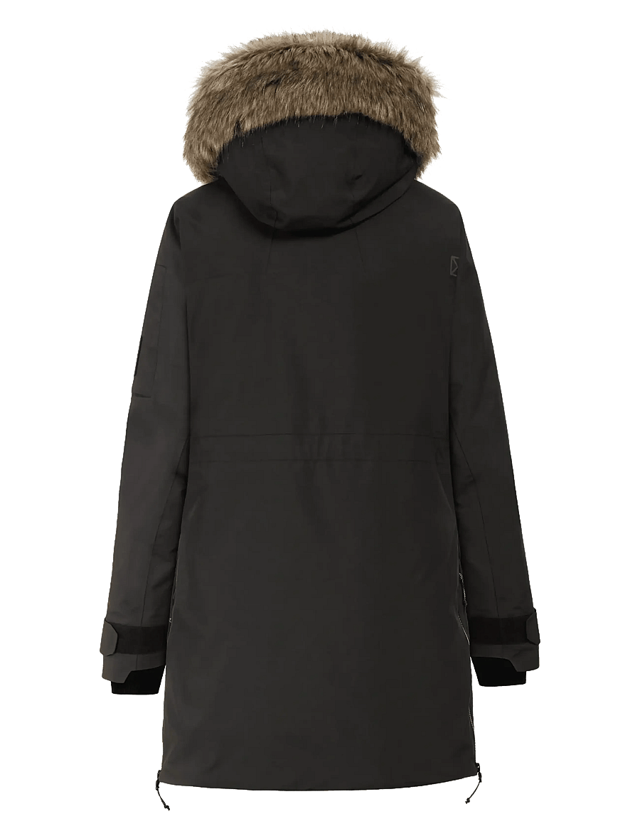 Didriksons - Ceres Parka - parkasjackor - black - 2