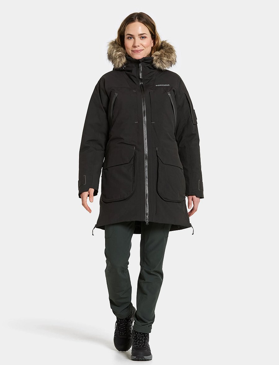 Didriksons - Ceres Parka - parkasjackor - black - 5