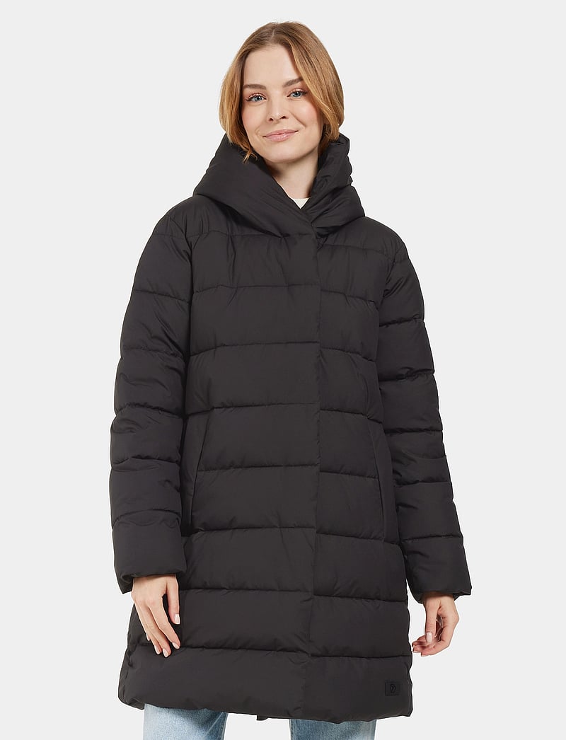 Didriksons - NELLA WNS PARKA - daunenjacken - black - 0