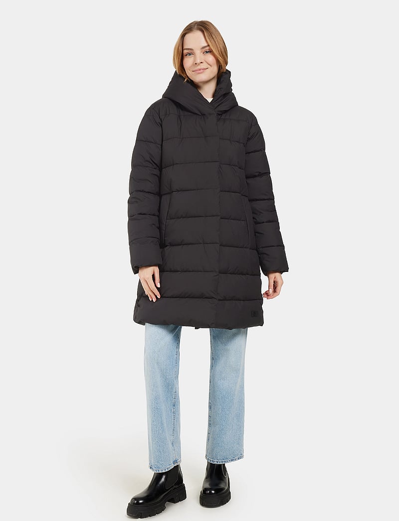 Didriksons - NELLA WNS PARKA - daunenjacken - black - 3