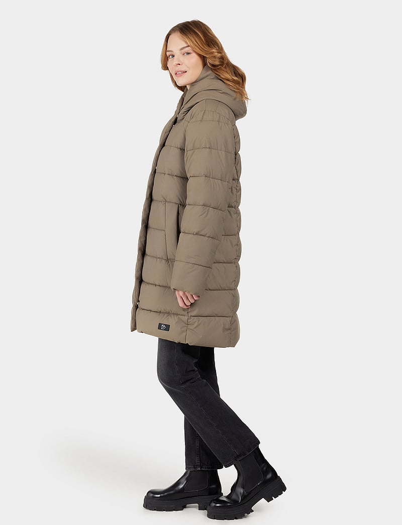 Didriksons - NELLA WNS PARKA - daunenjacken - walnut - 4