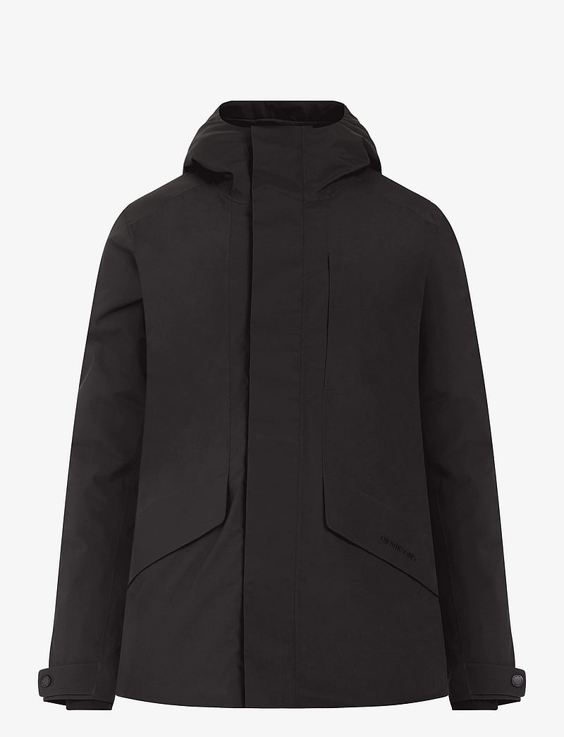 Didriksons - ADAM USX JKT - friluftsjackor - black - 1