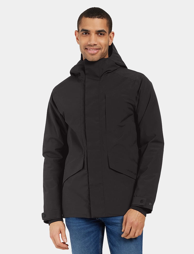 Didriksons - ADAM USX JKT - friluftsjackor - black - 0