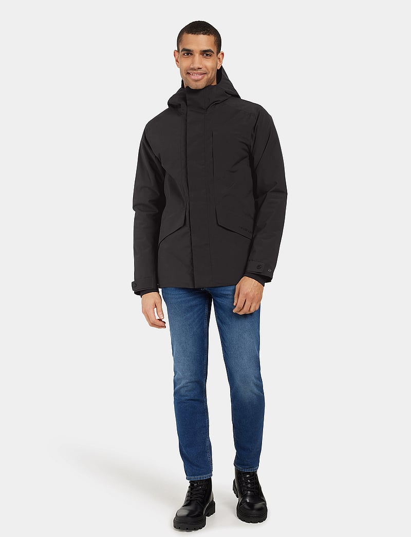 Didriksons - ADAM USX JKT - friluftsjackor - black - 3