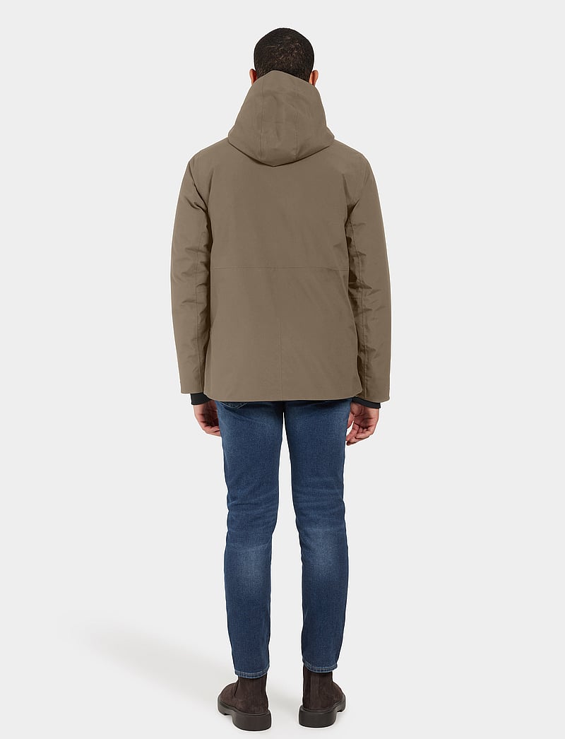 Didriksons - ADAM USX JKT - friluftsjackor - walnut - 3