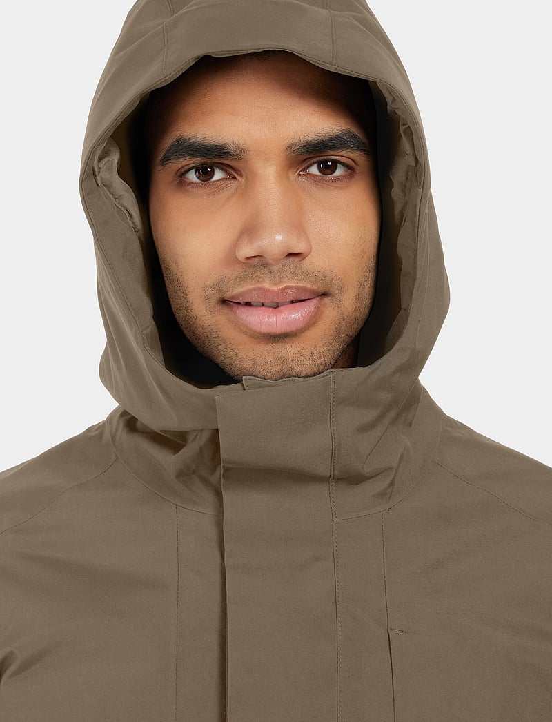 Didriksons - ADAM USX JKT - friluftsjackor - walnut - 4