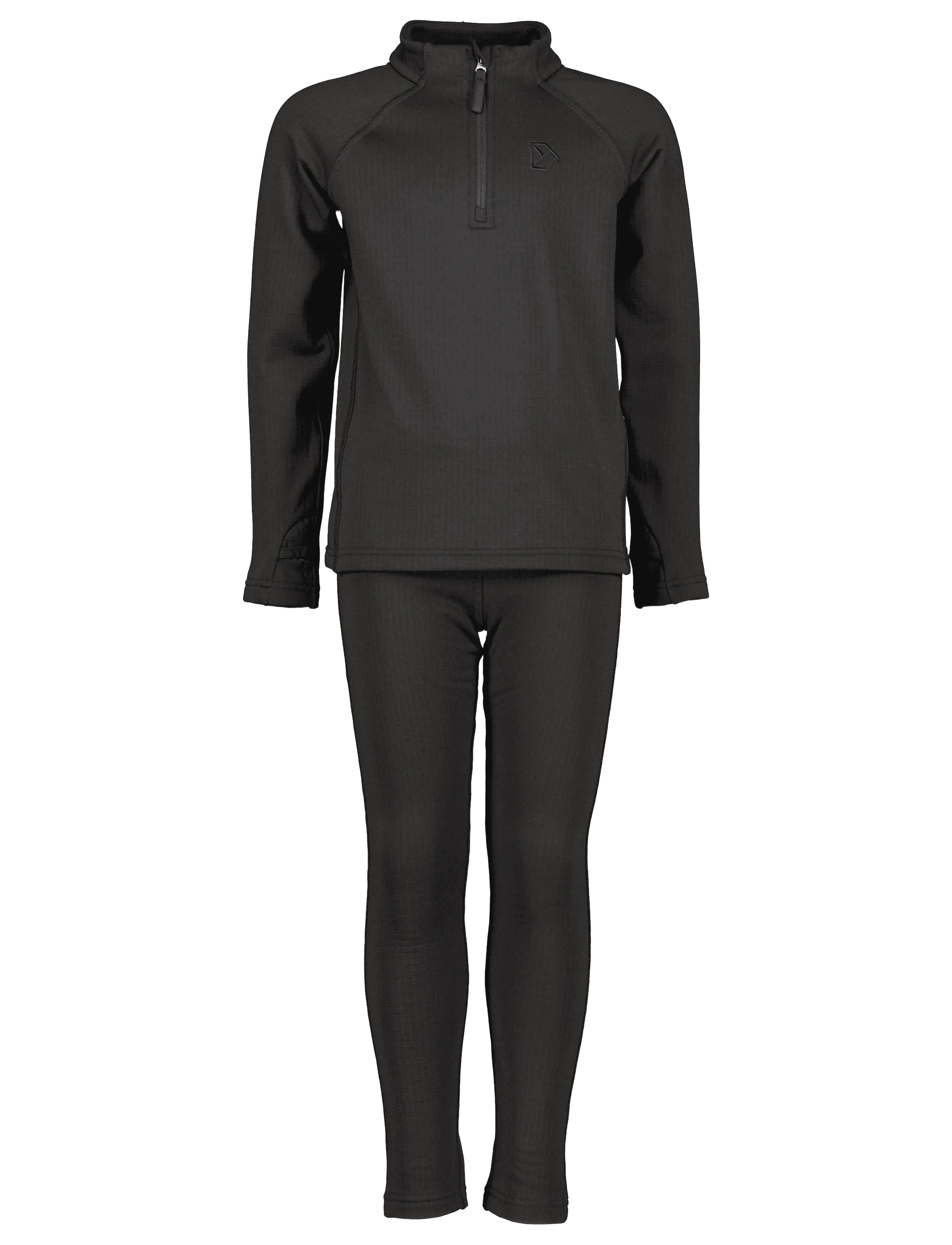 Didriksons Yotta Kids' Set - Alusriided - BLACK / black