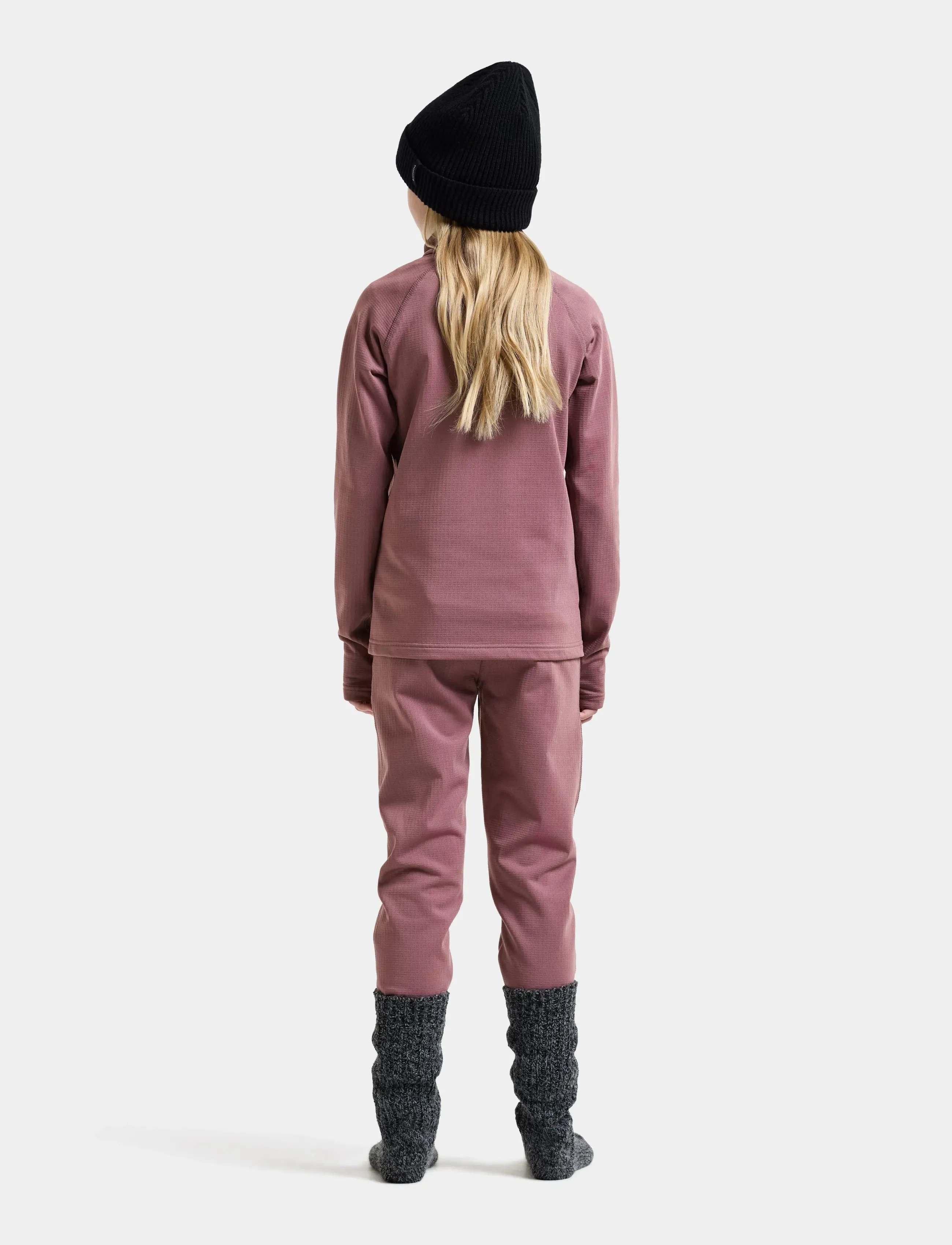 Didriksons - Yotta Kids' Set - underställsset - dulse pink - 3