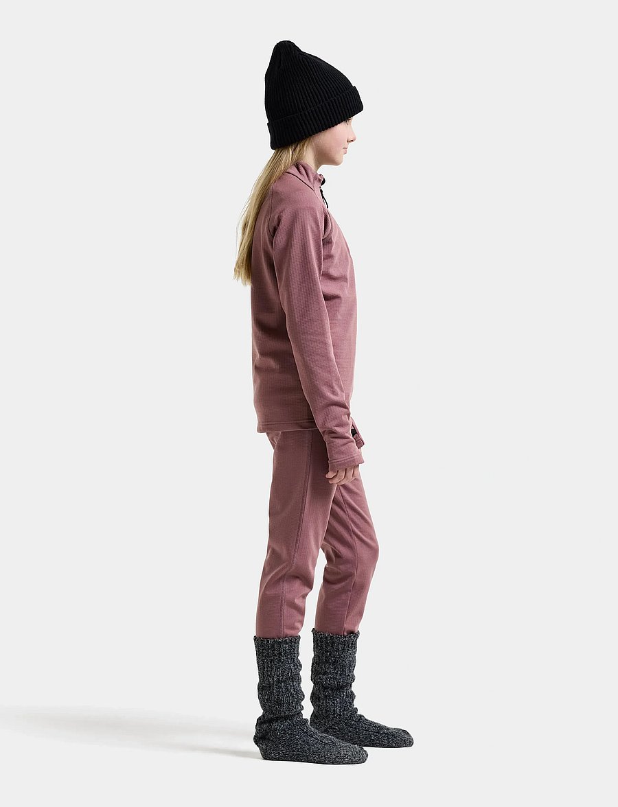 Didriksons - Yotta Kids' Set - underställsset - dulse pink - 4