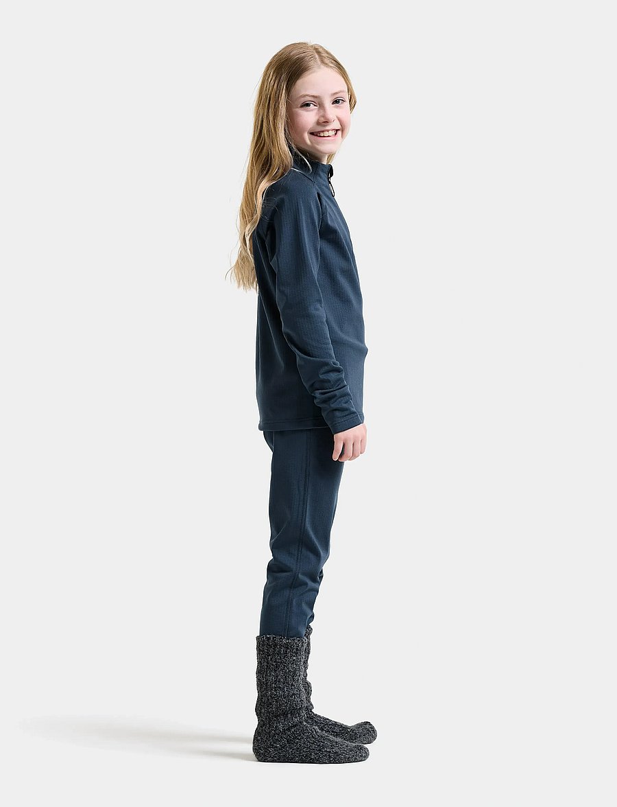 Didriksons - Yotta Kids' Set - underställsset - mountain blue - 4