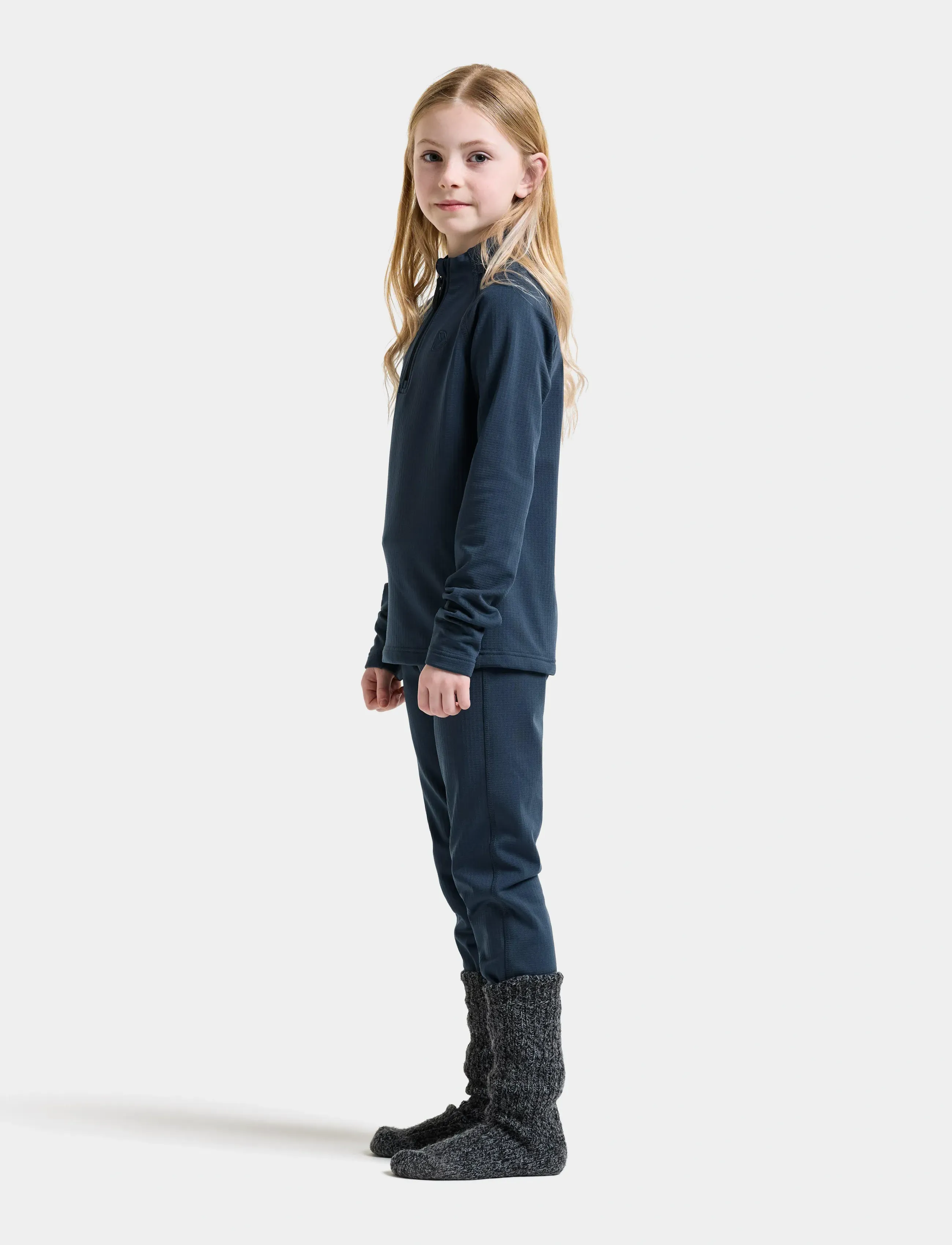 Didriksons - Yotta Kids' Set - underställsset - mountain blue - 5