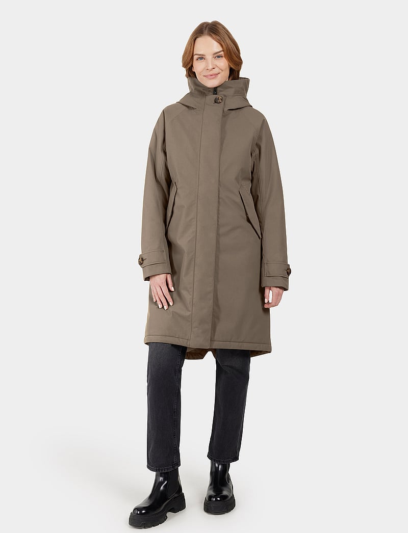 Didriksons - LUNA WNS PARKA 5 - joped - walnut - 3