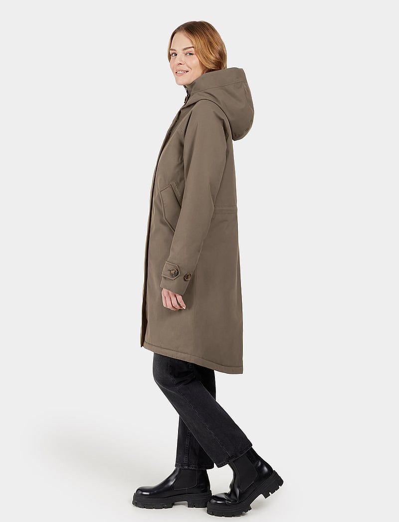Didriksons - LUNA WNS PARKA 5 - joped - walnut - 4