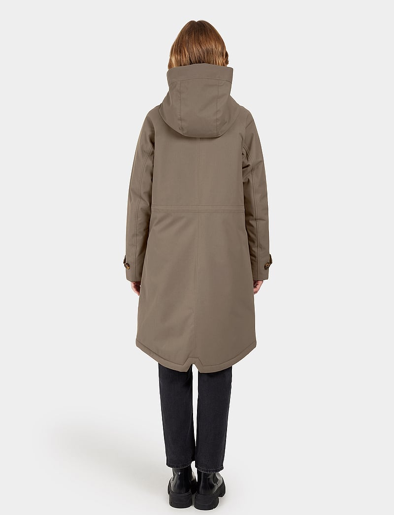 Didriksons - LUNA WNS PARKA 5 - joped - walnut - 5