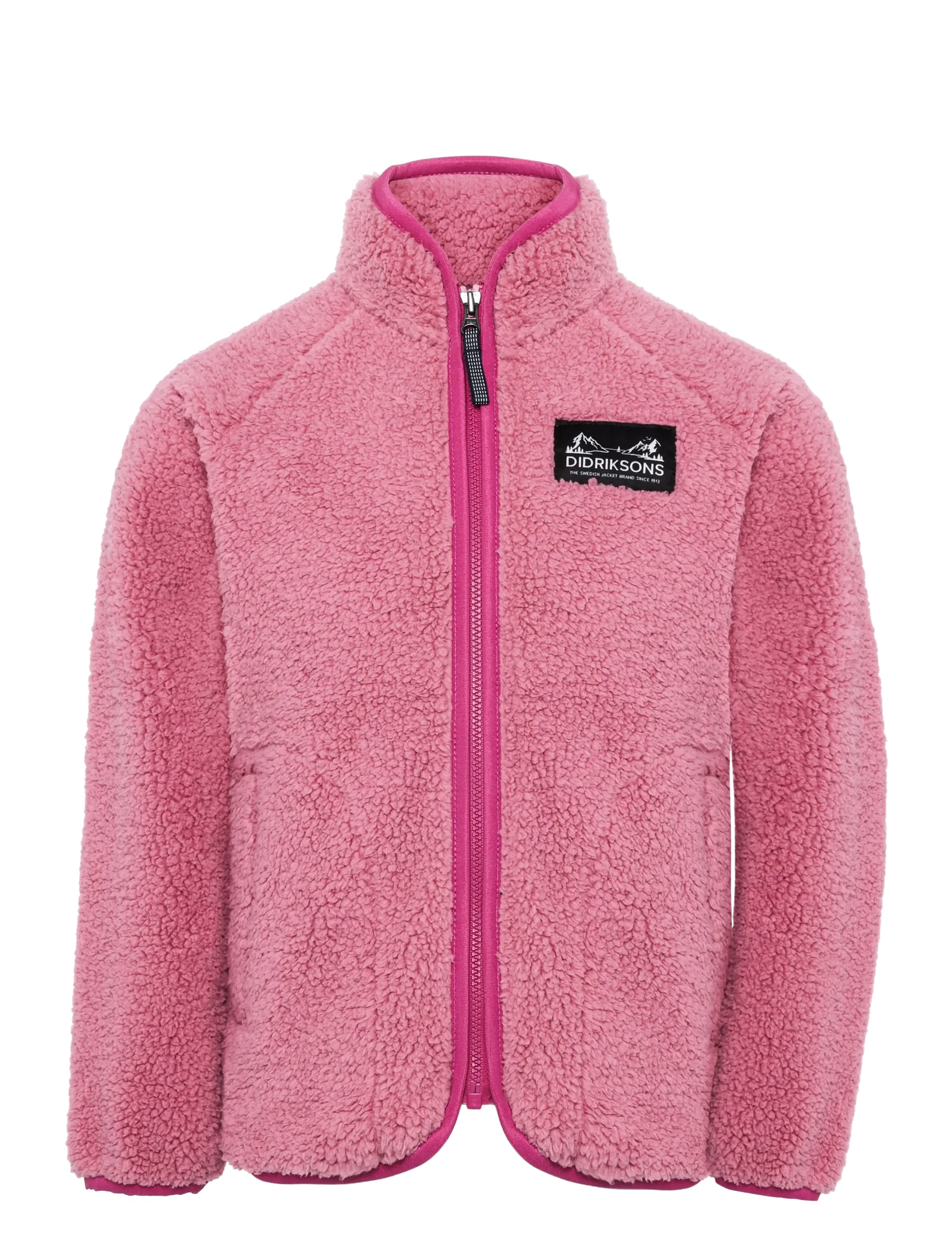 Didriksons Gibbs Kids' Full-Zip - Fliisjakid - HEATHER PINK/CACTUS PINK / pink/rose