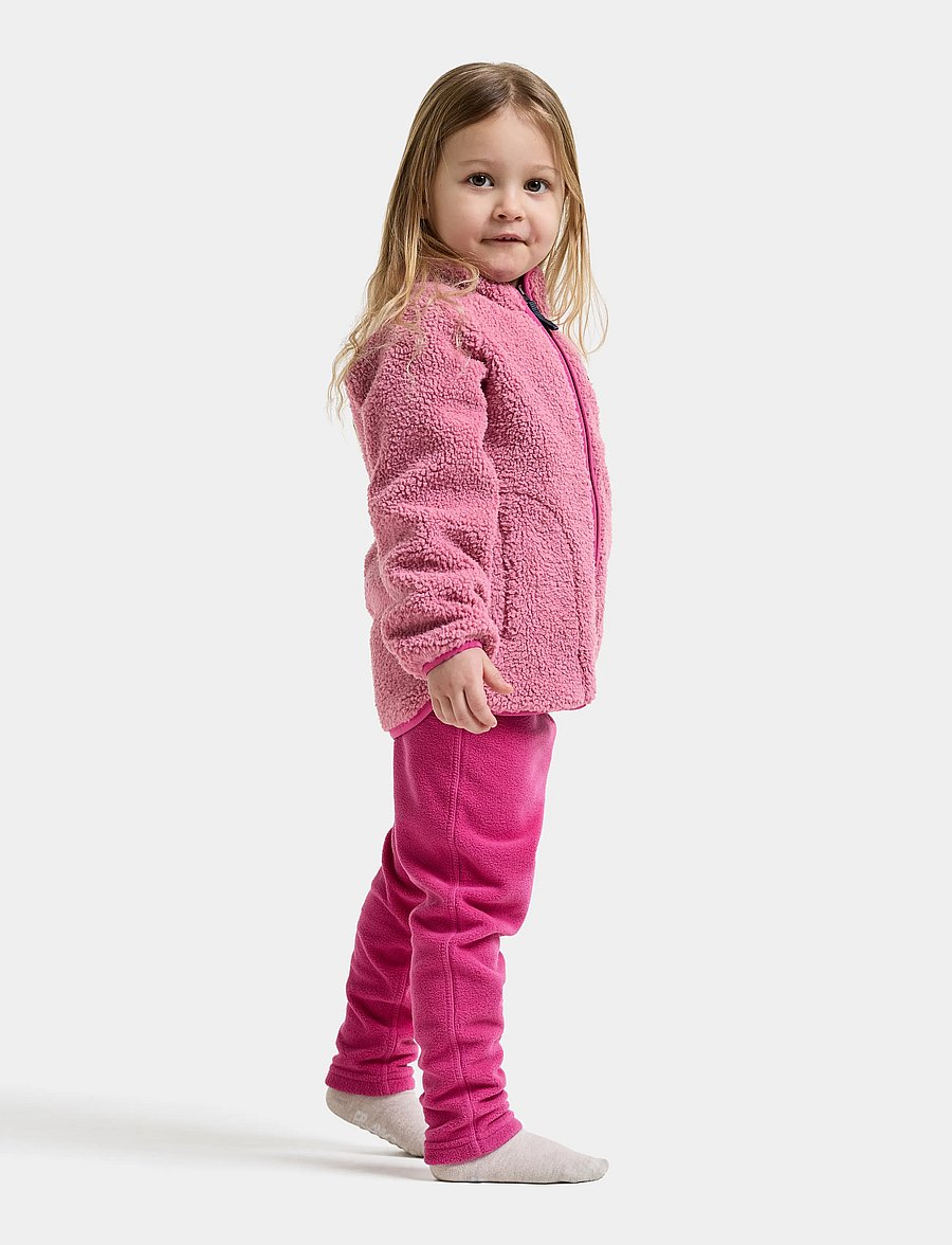 Didriksons - Gibbs Kids' Full-Zip - paksud joped - heather pink/cactus pink - 3