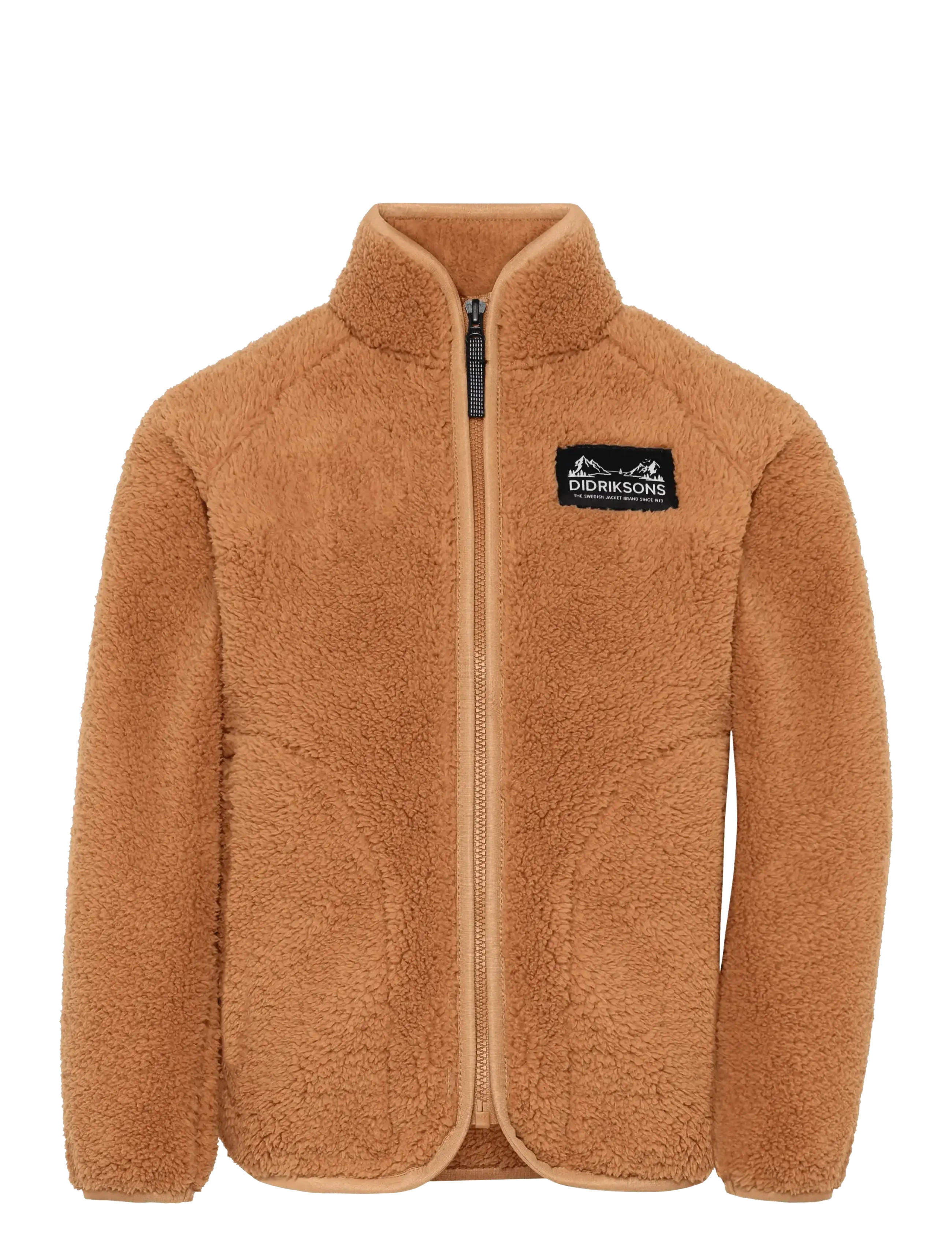 Didriksons Gibbs Kids' Full-Zip - Fliisjakid - ALMOND TREE / brown