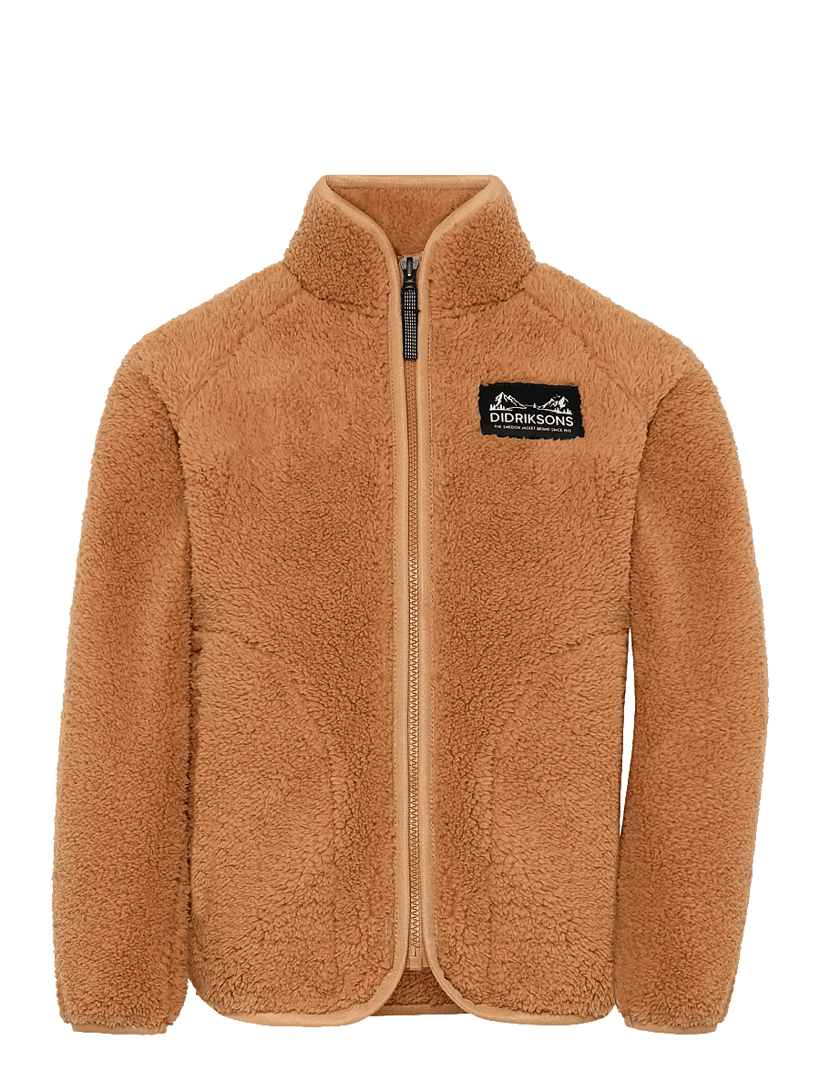 Didriksons - Gibbs Kids' Full-Zip - paksud joped - almond tree - 1