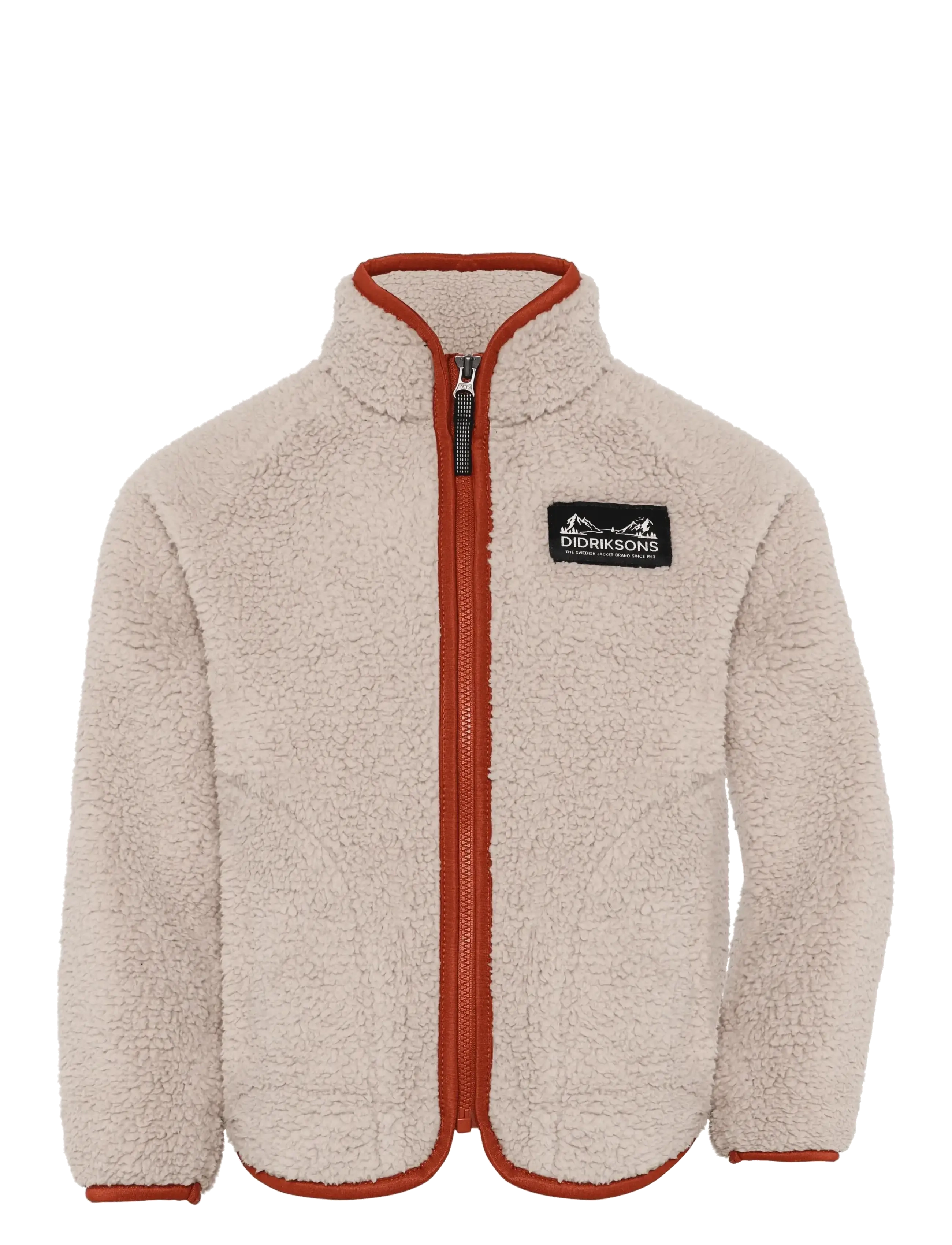 Didriksons Gibbs Kids' Full-Zip - Fliisjakid - BEACH BEIGE/RUST / beige