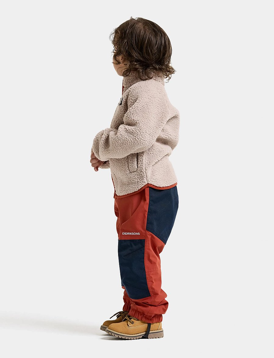 Didriksons - Gibbs Kids' Full-Zip - paksud joped - beach beige/rust - 5