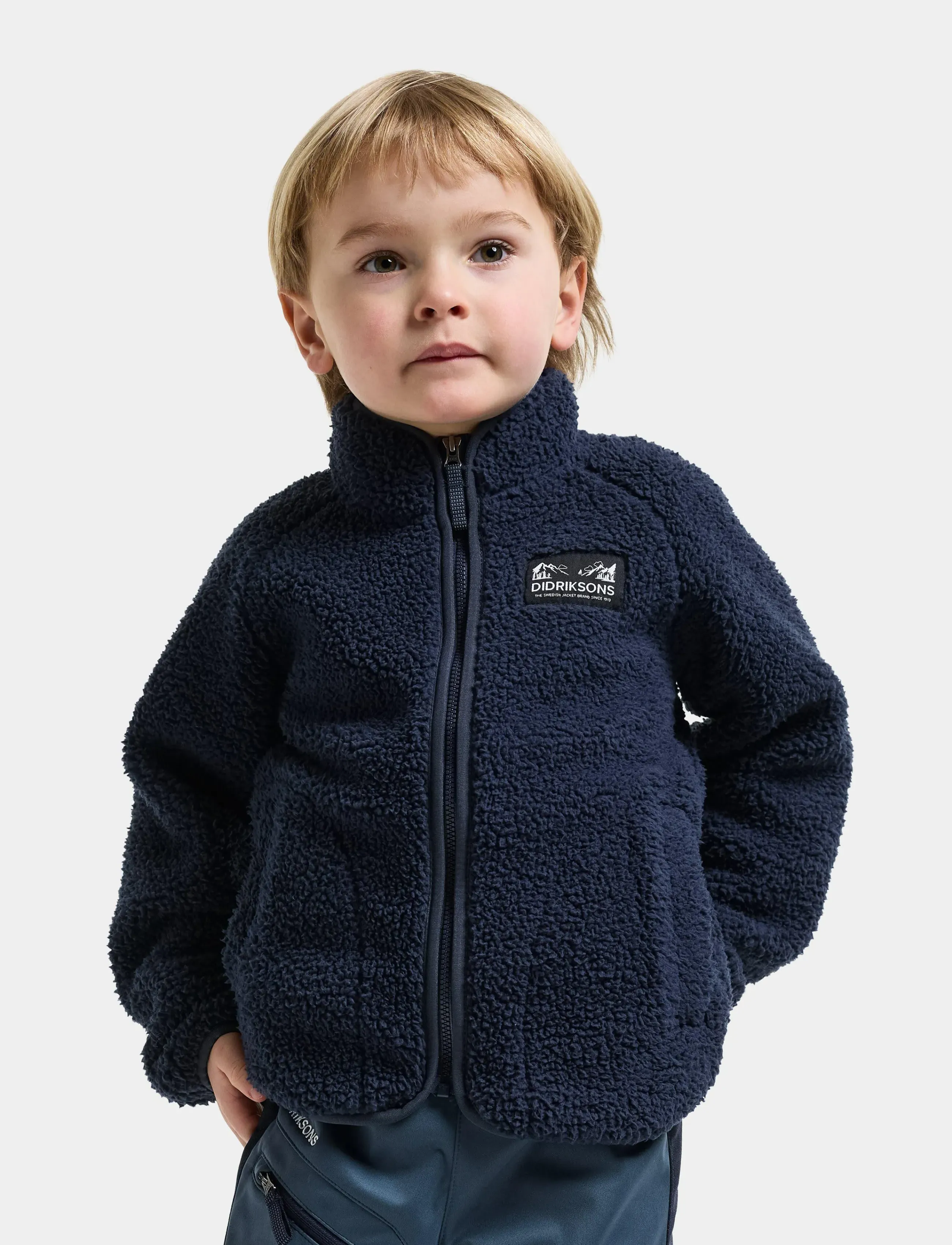 Didriksons - Gibbs Kids' Full-Zip - herfstjassen - navy - 3