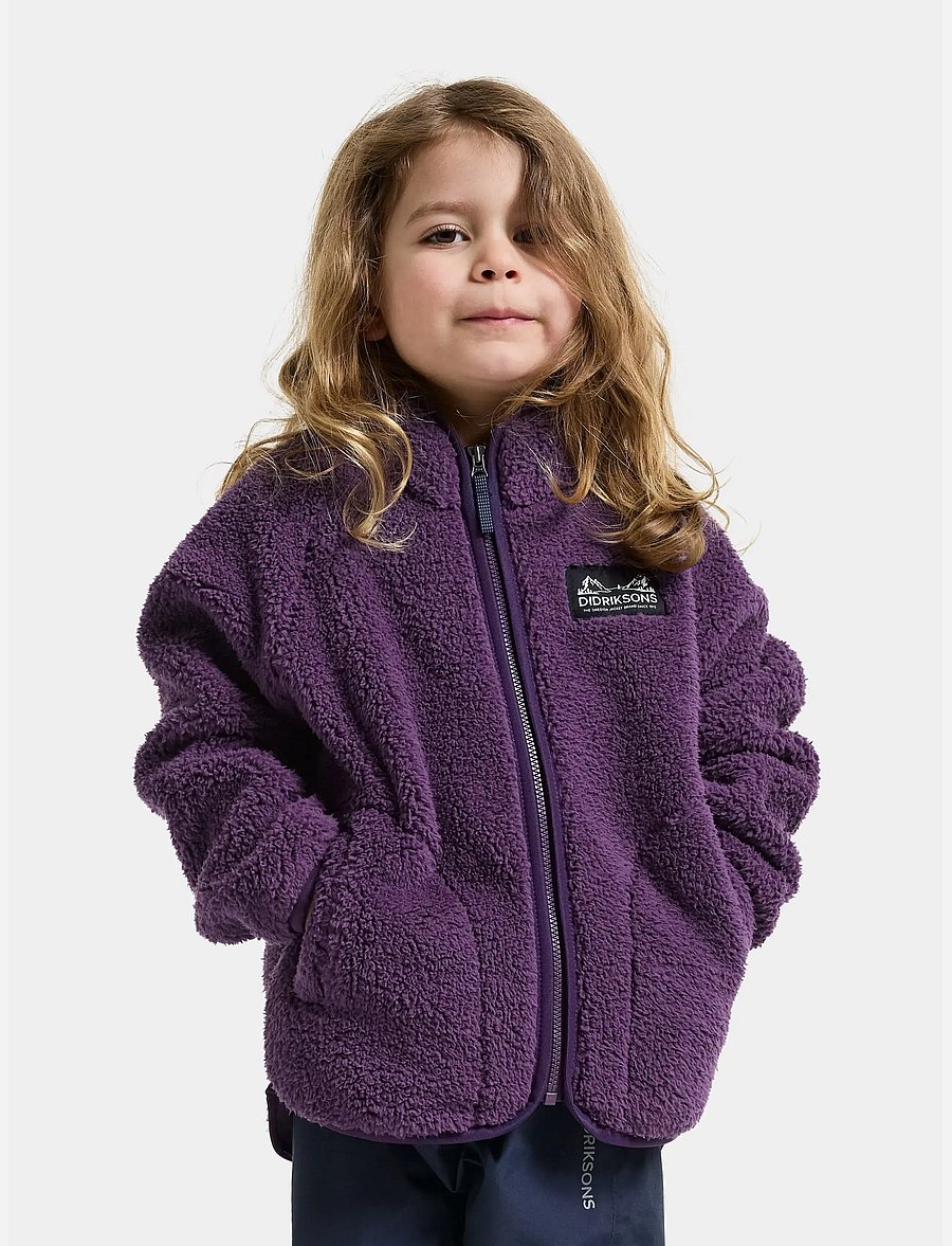 Didriksons - Gibbs Kids' Full-Zip - paksud joped - northen purple - 0
