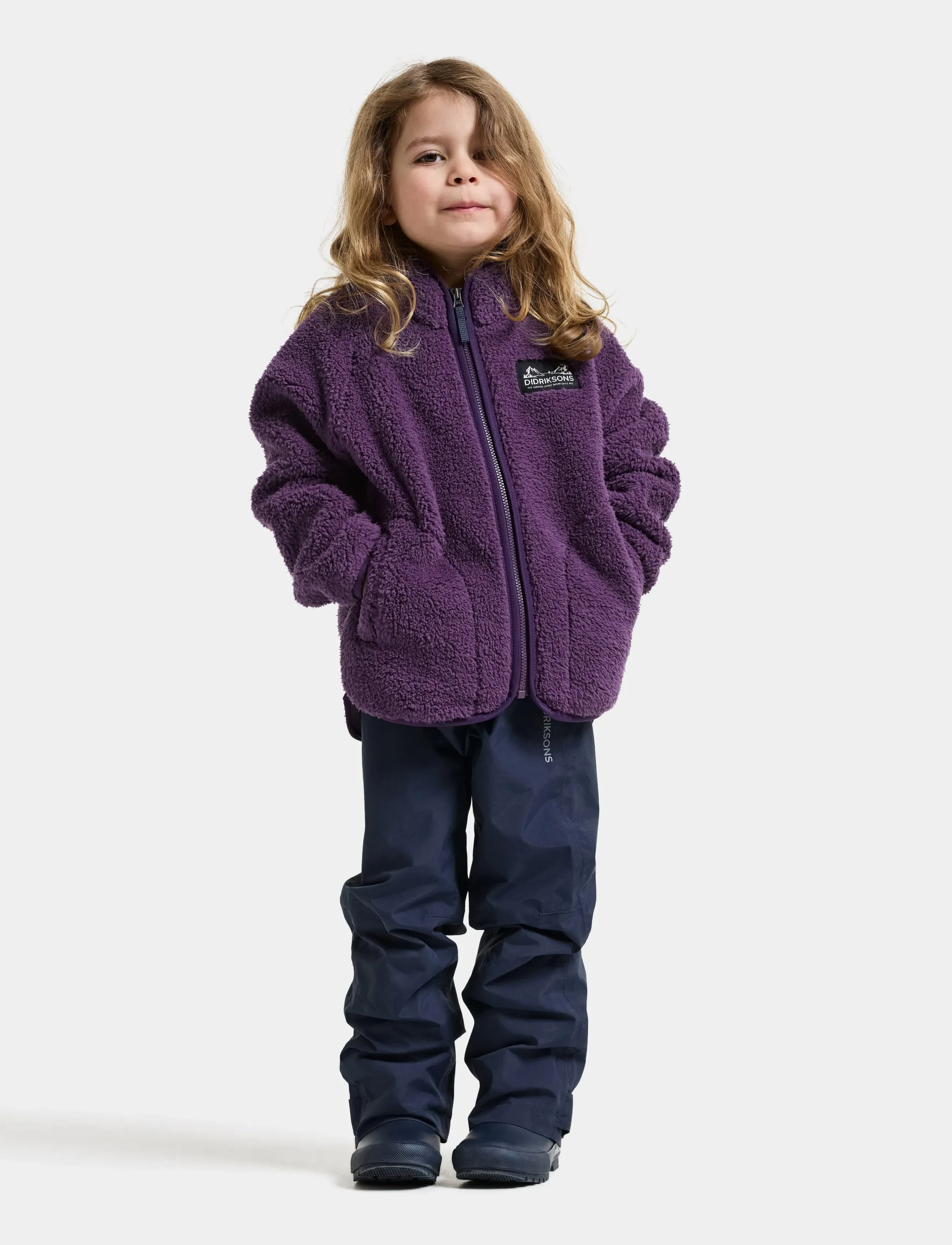 Didriksons - Gibbs Kids' Full-Zip - paksud joped - northen purple - 3