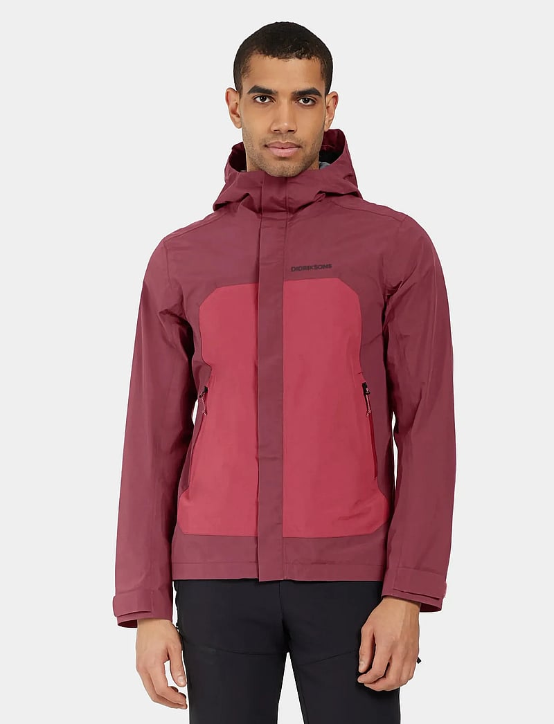 Didriksons - GRIT USX JACKET 3 - forårsjakker - anemon red - 0