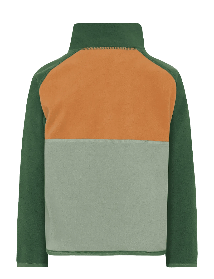 Didriksons - MONTE KIDS HALF BU 4 - fleecejakker - light moss - 2