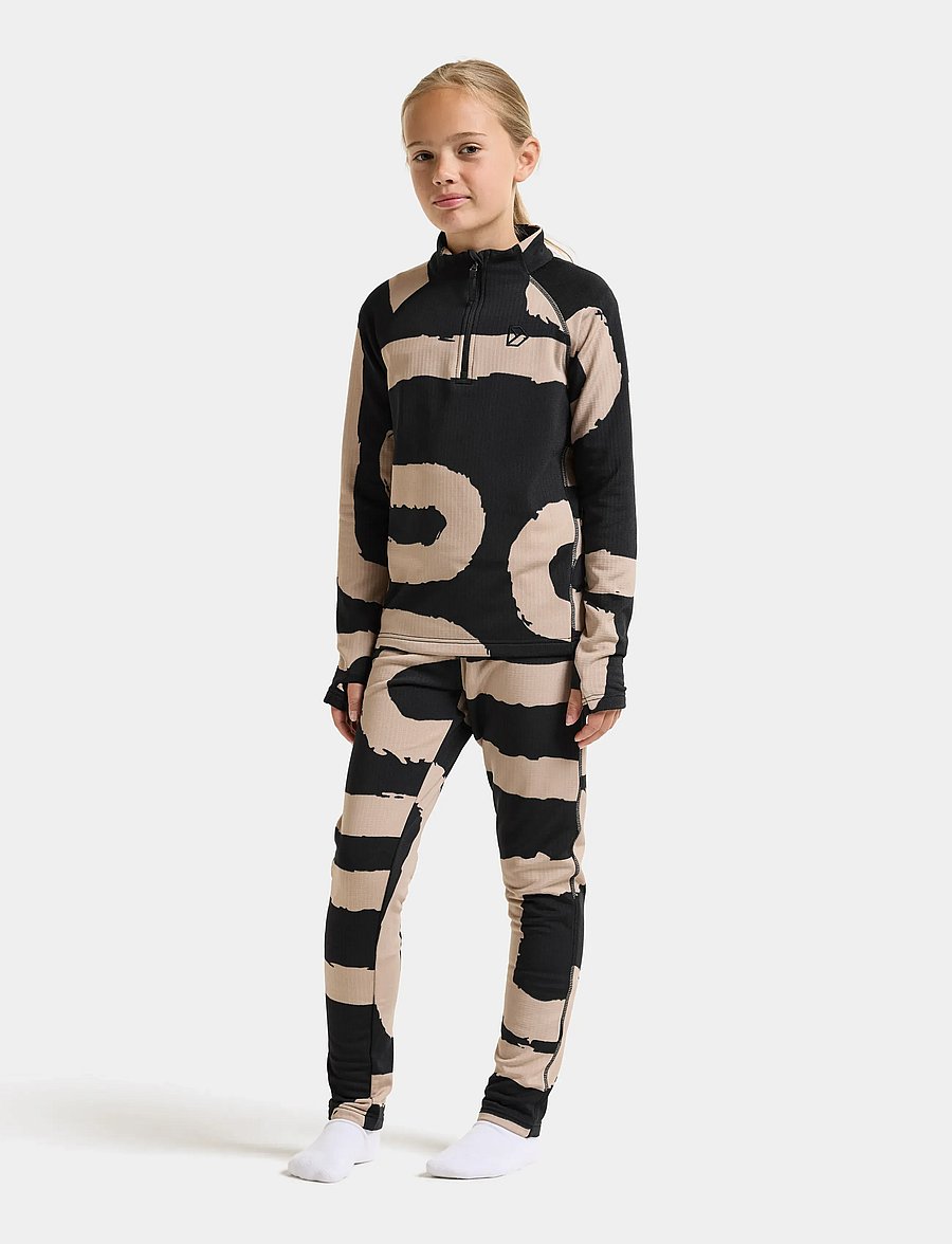 Didriksons - Yotta Printed Kids' Set - 2-delat set - path l black - 0