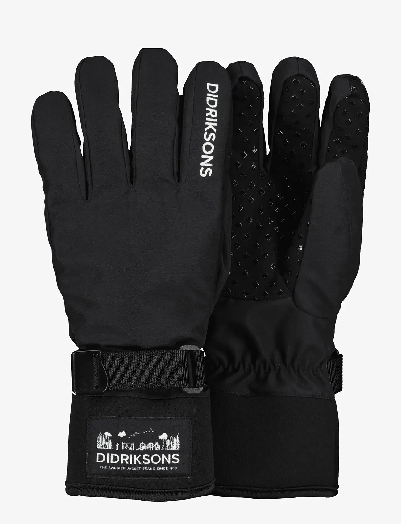 Didriksons - LOVAS FIVE FI GLOV 2 - lowest prices - black - 0